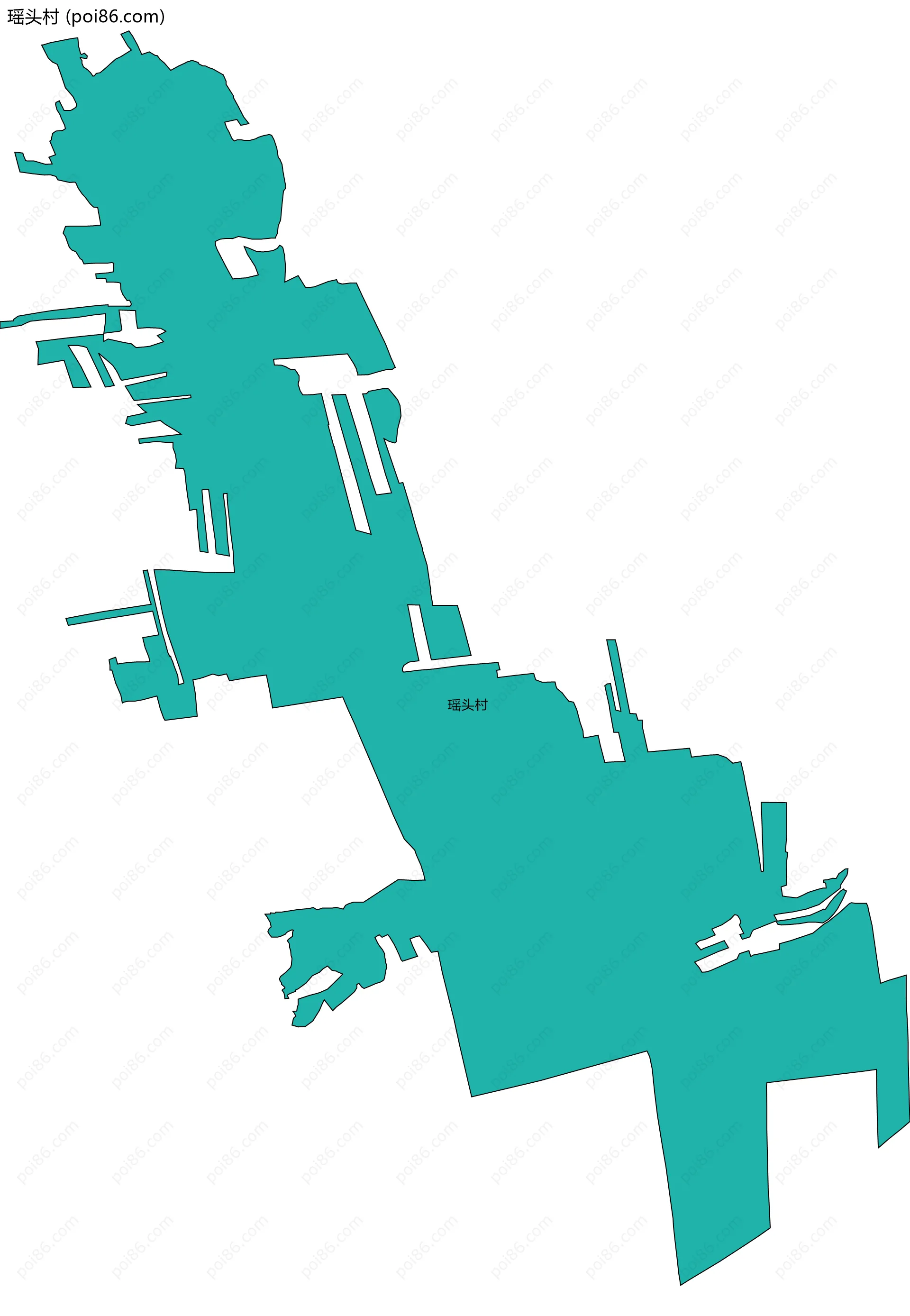 瑶头村边界地图