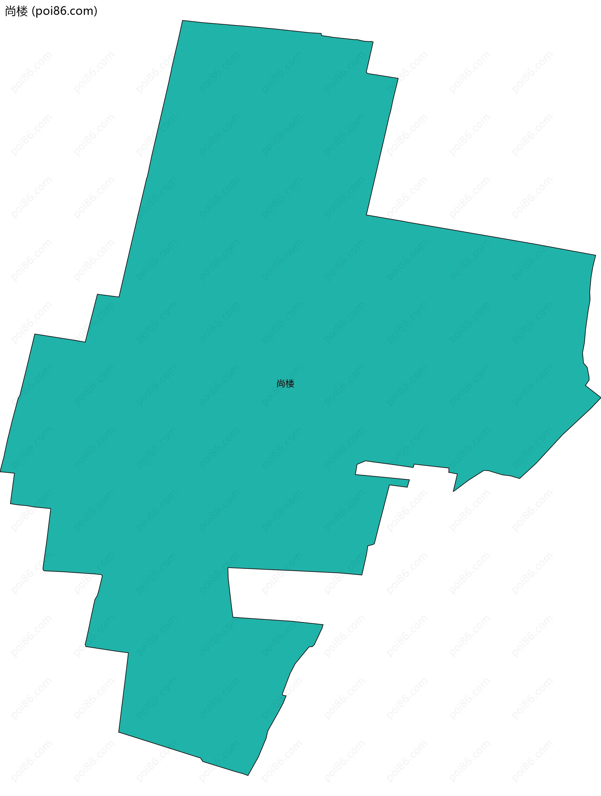 尚楼边界地图