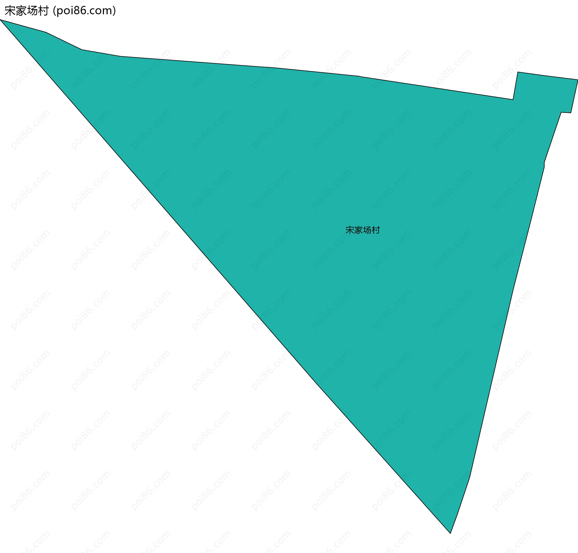 宋家场村边界地图
