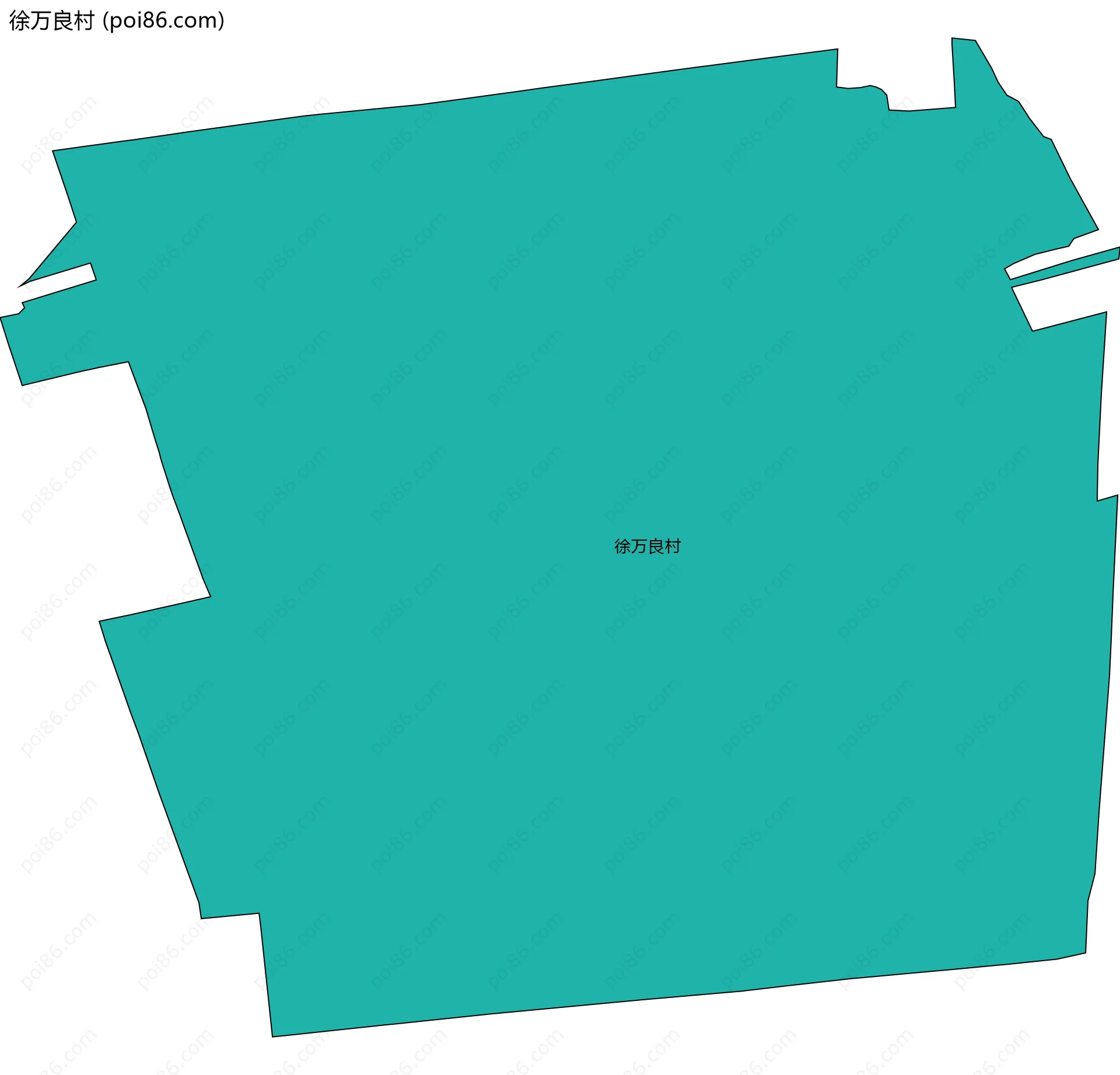 徐万良村边界地图