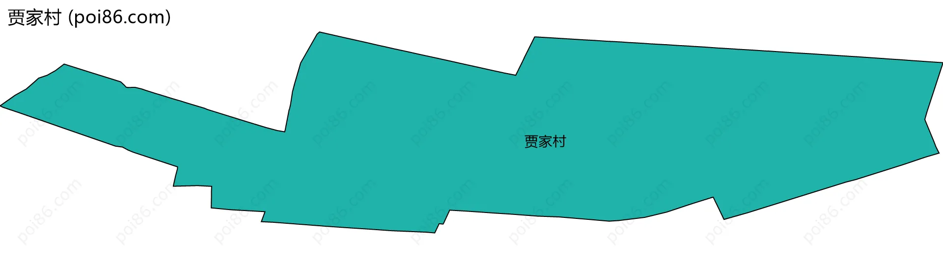 贾家村边界地图