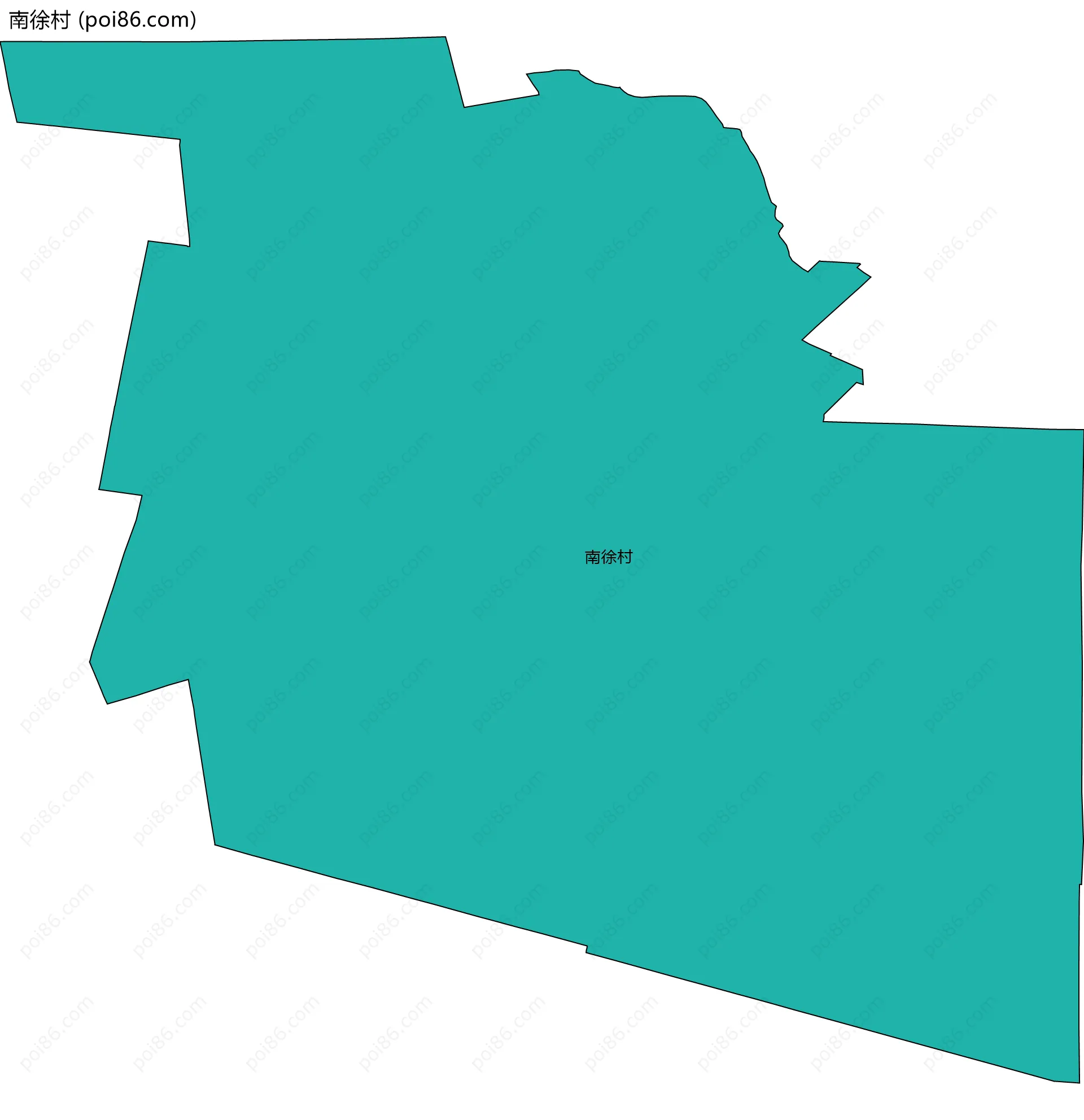 南徐村边界地图