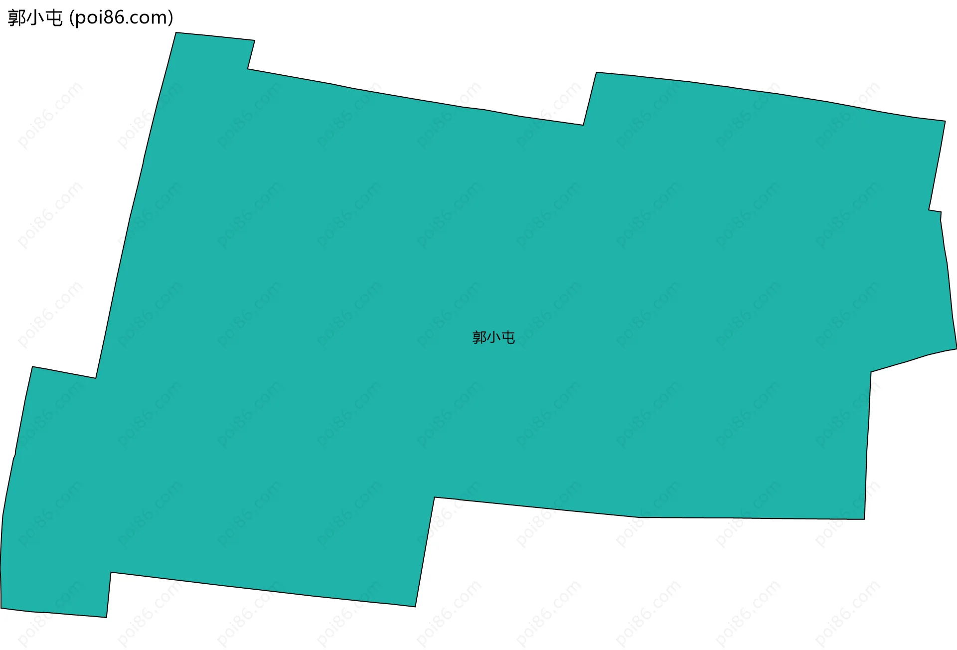 郭小屯边界地图