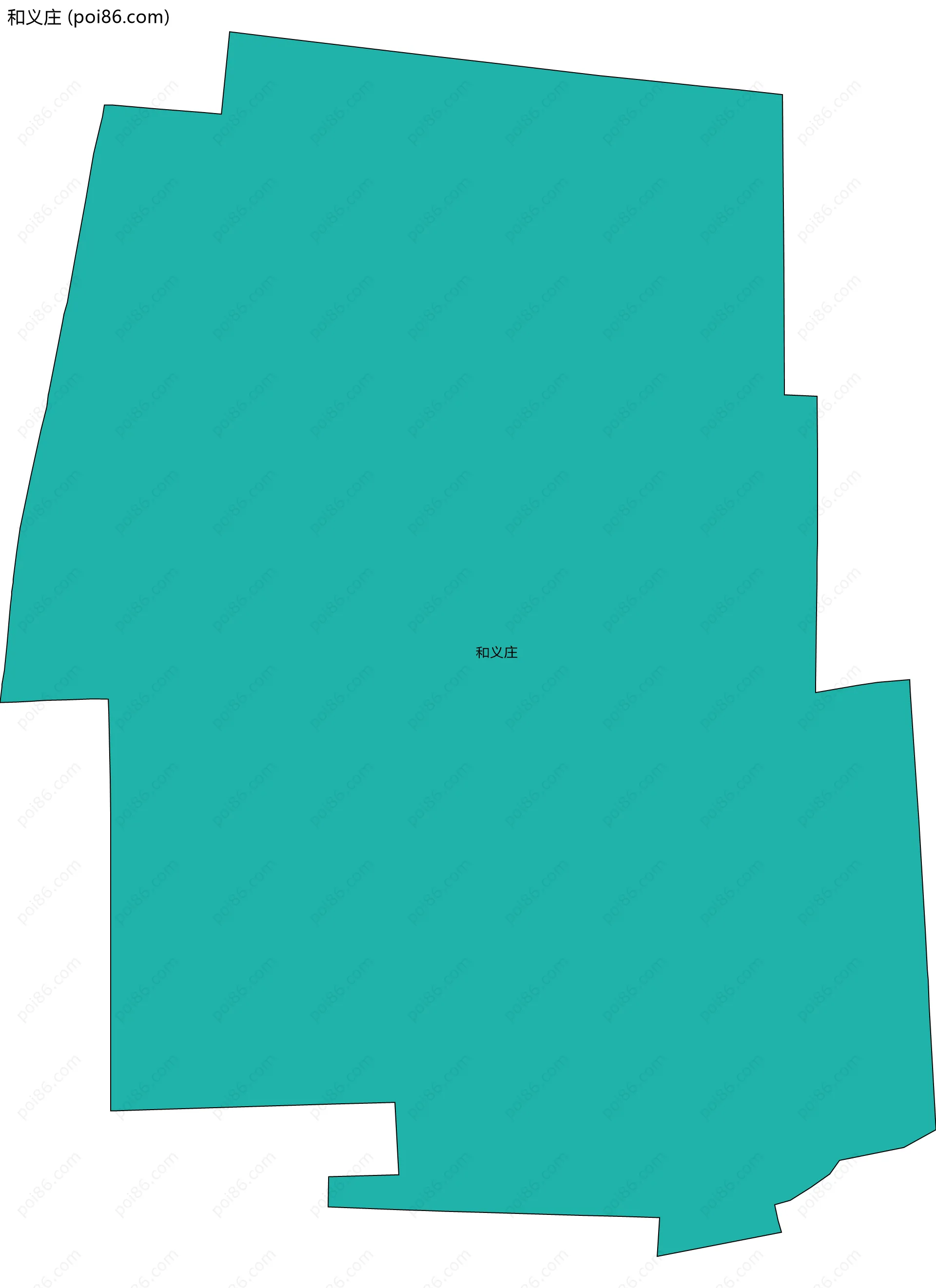 和义庄边界地图