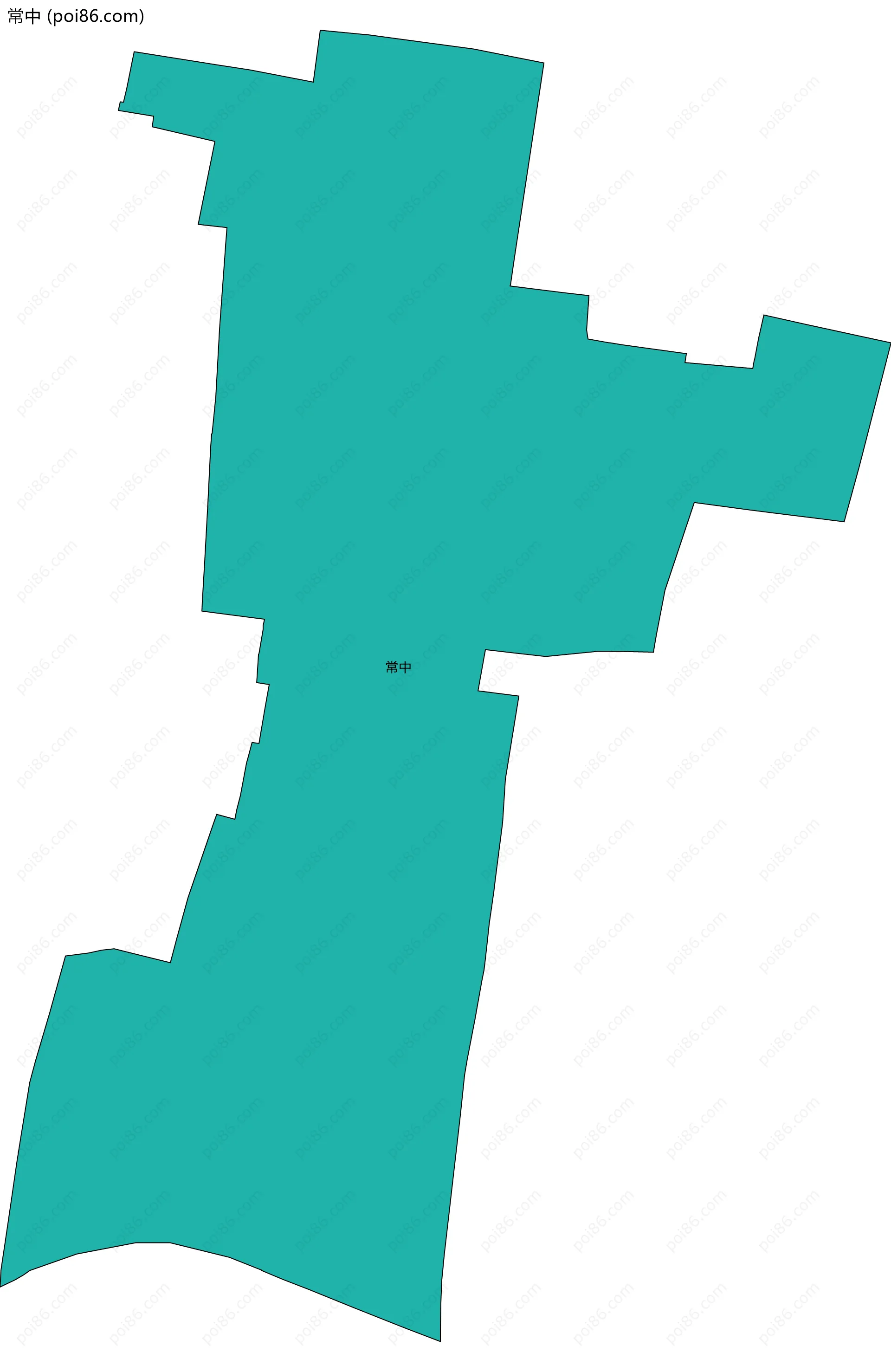 常中边界地图