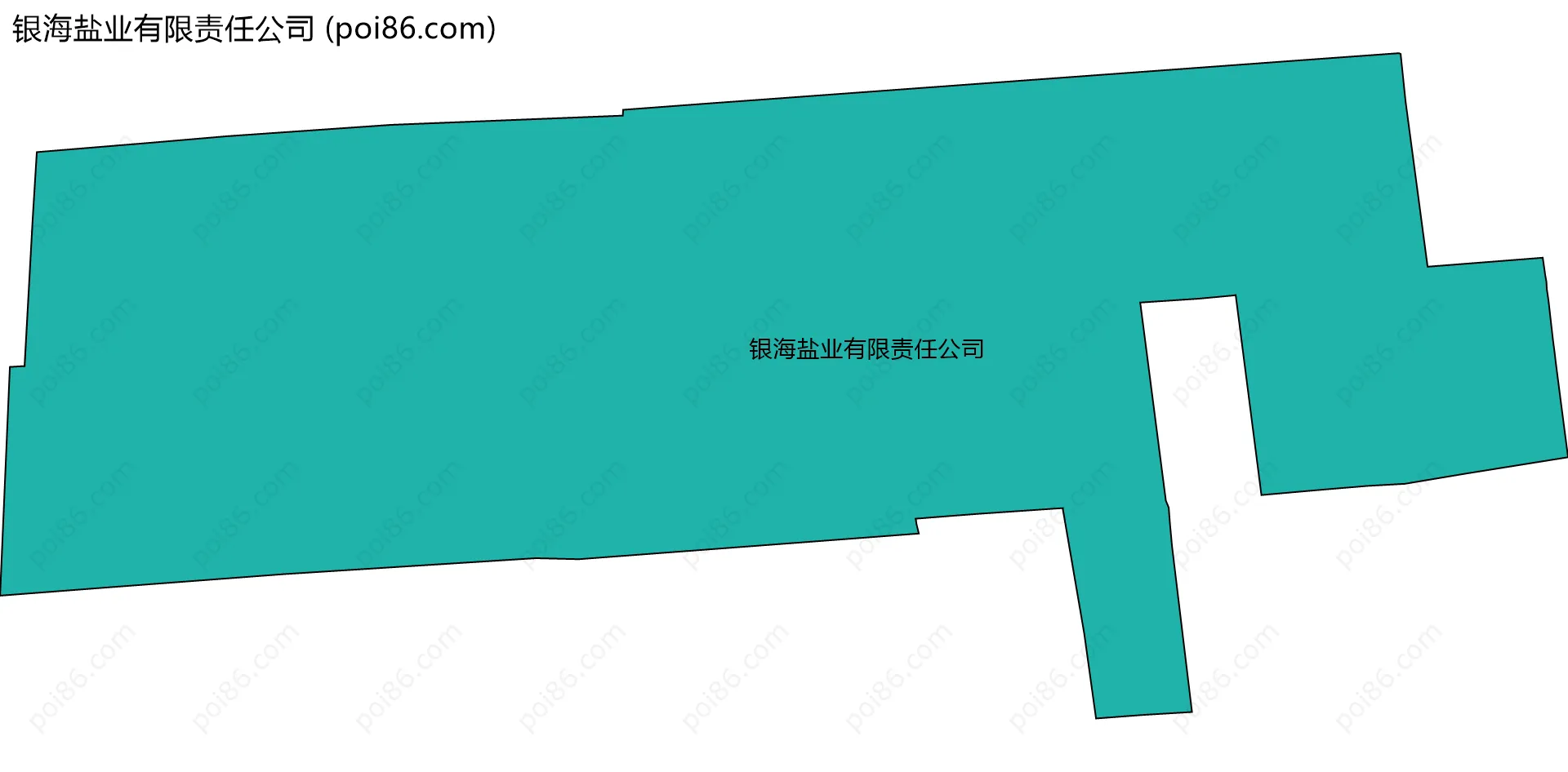 银海盐业有限责任公司边界地图