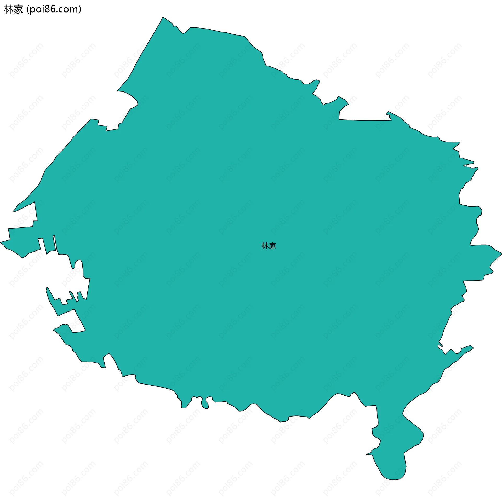 林家边界地图