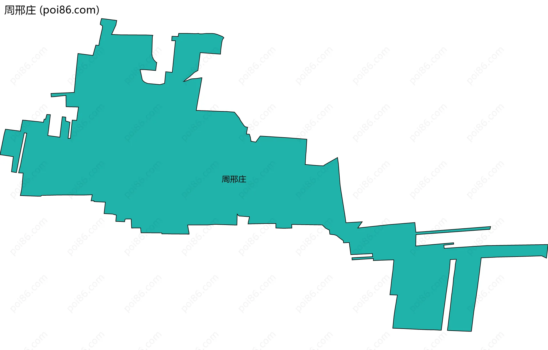 周邢庄边界地图
