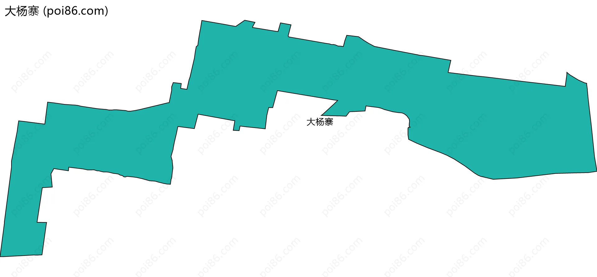 大杨寨边界地图