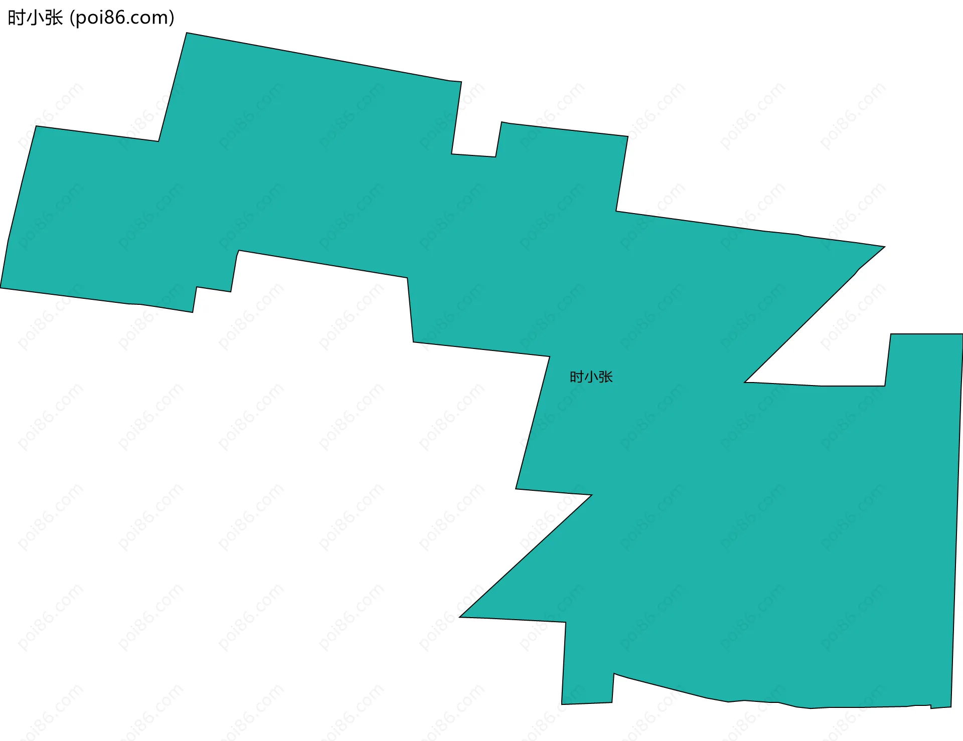 时小张边界地图