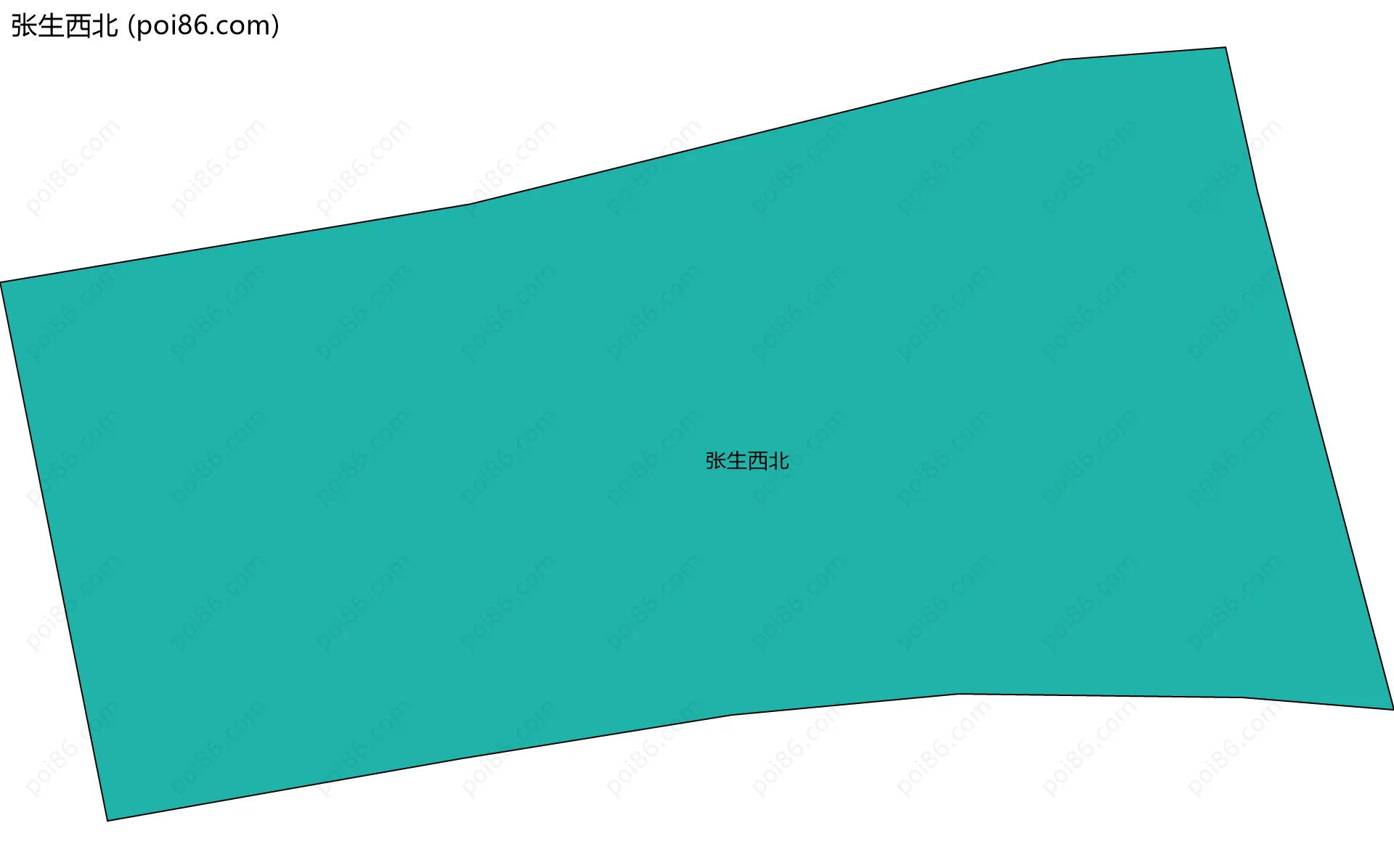 张生西北边界地图