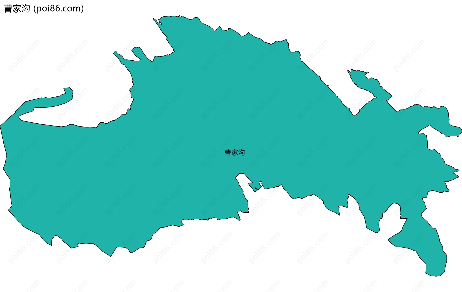 曹家沟边界地图