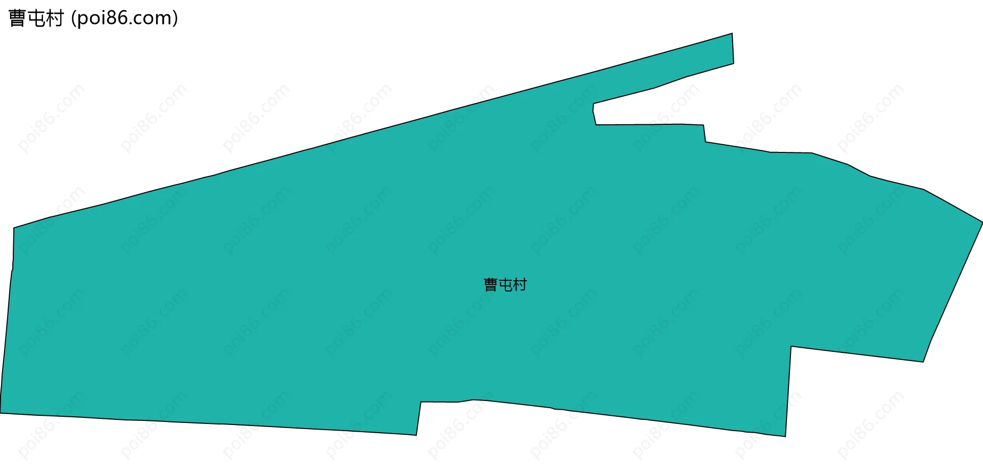 曹屯村边界地图