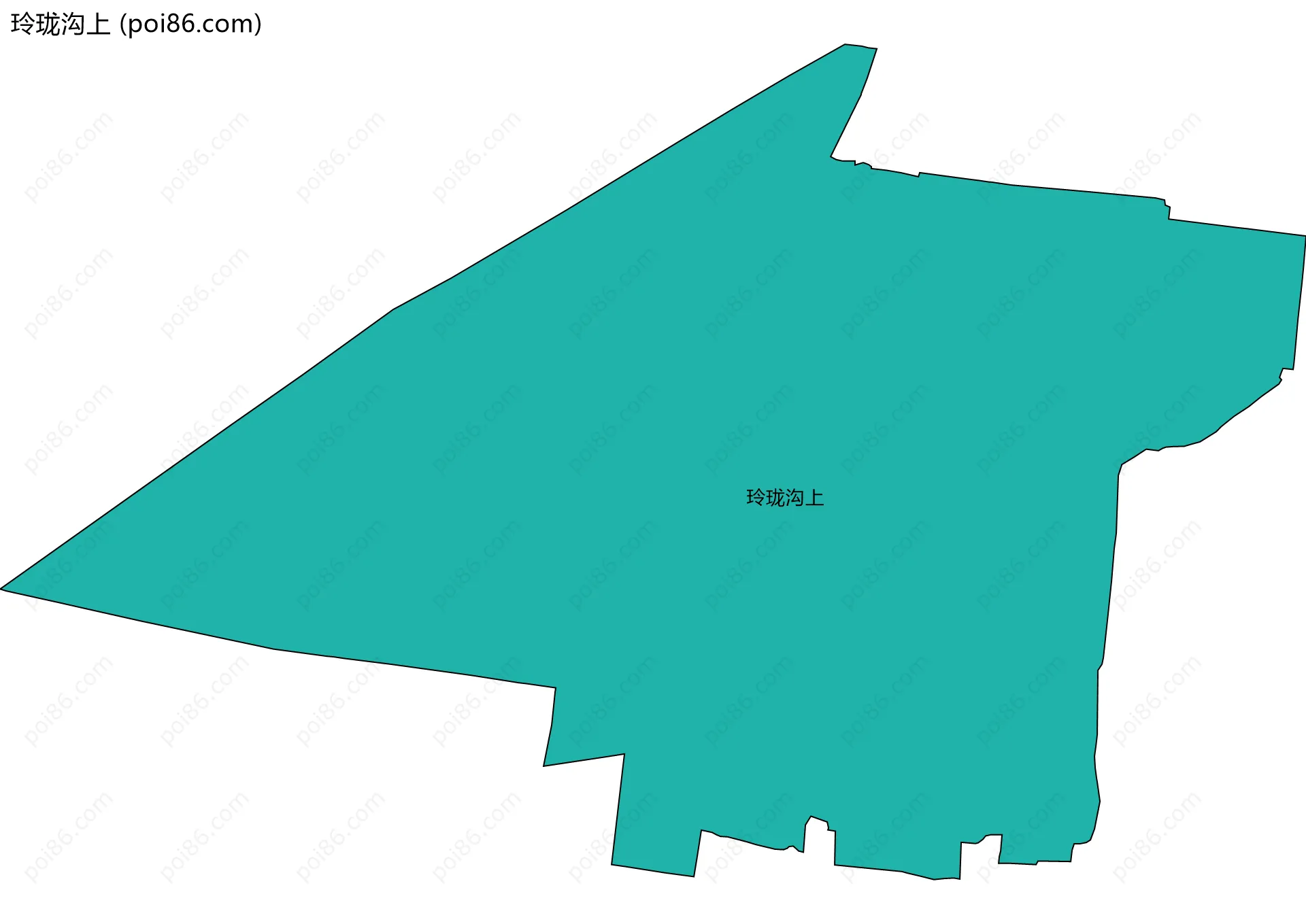 玲珑沟上边界地图