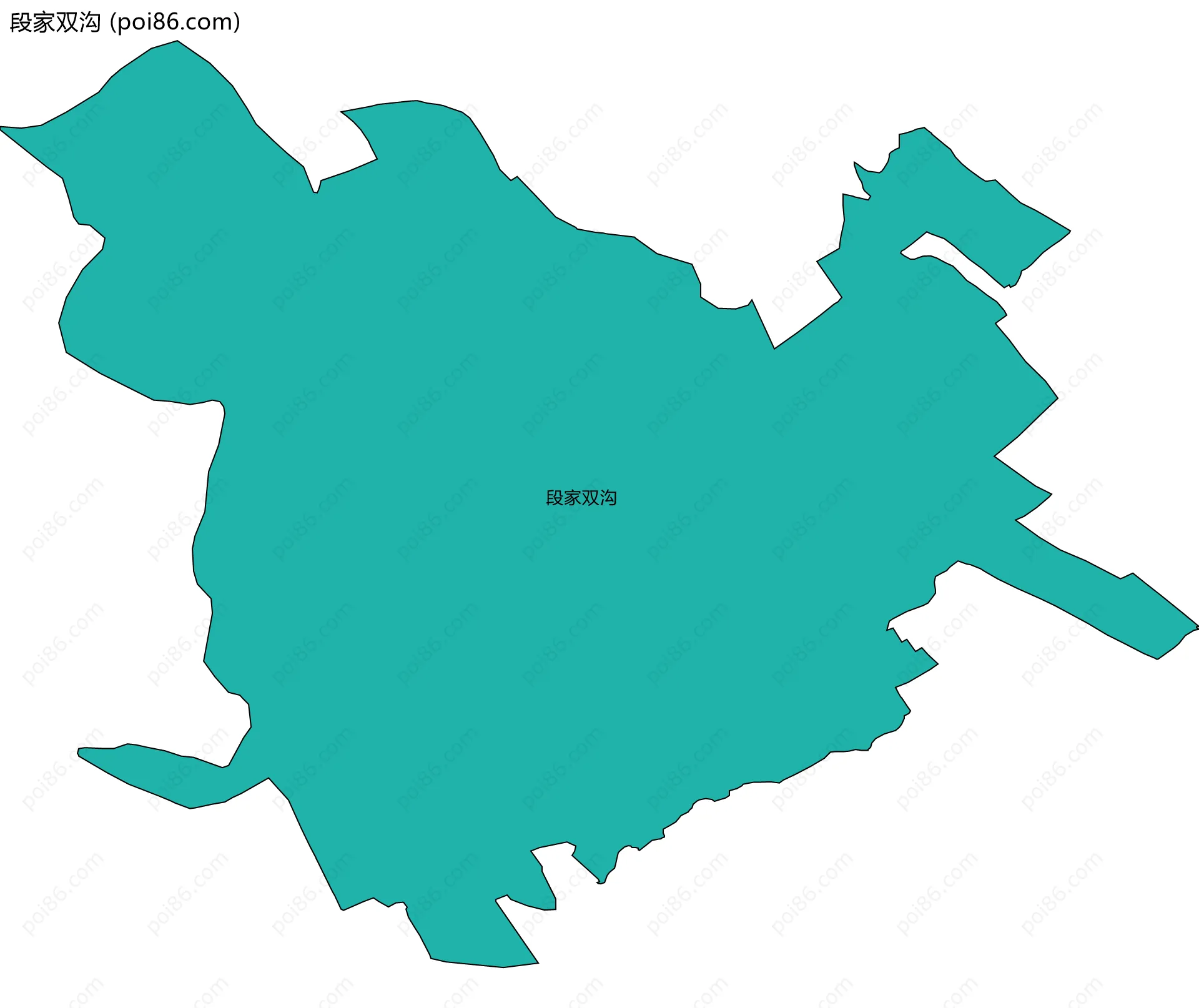段家双沟边界地图