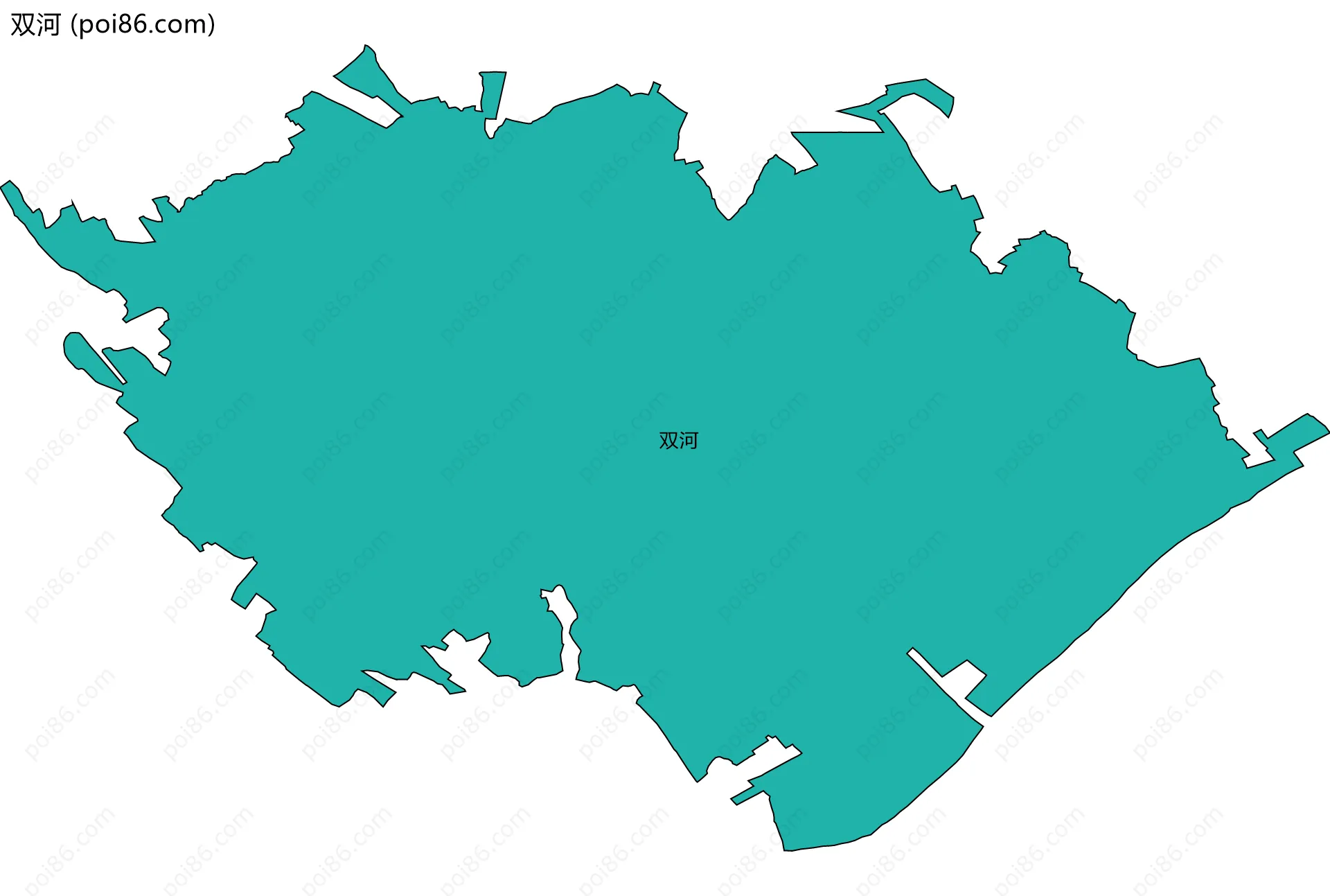 双河边界地图
