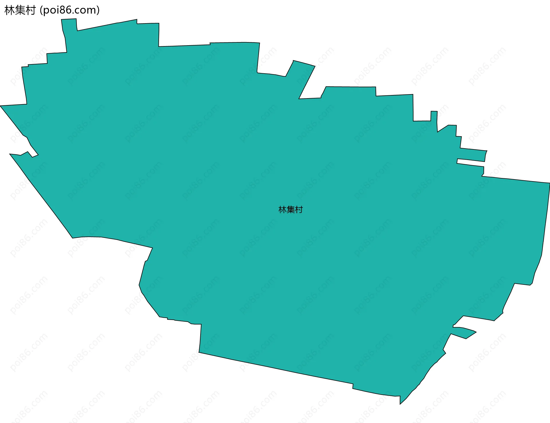 林集村边界地图