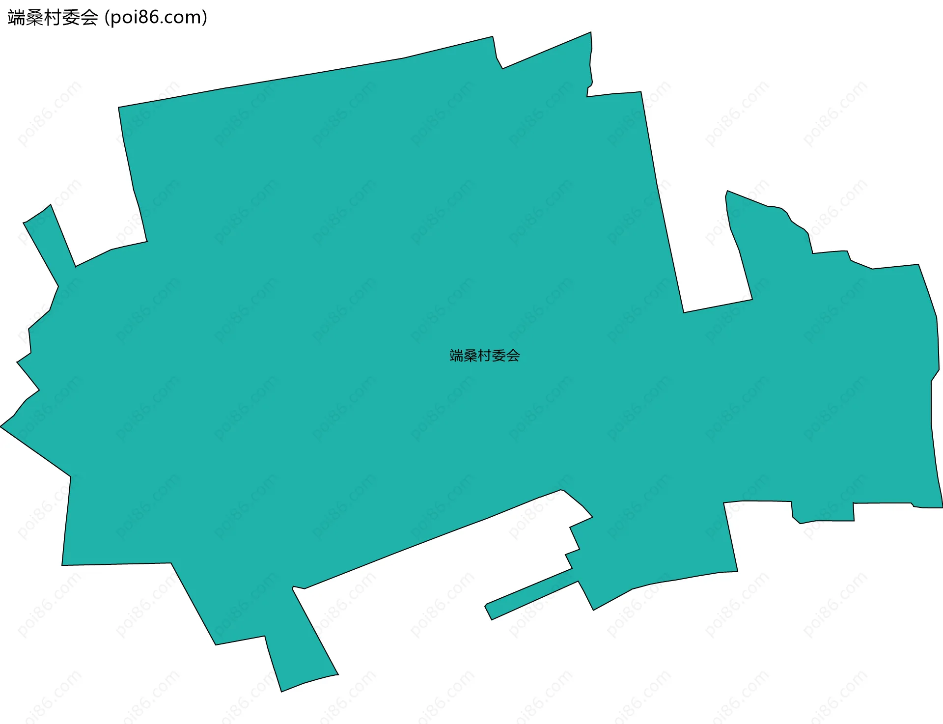 端桑村委会边界地图