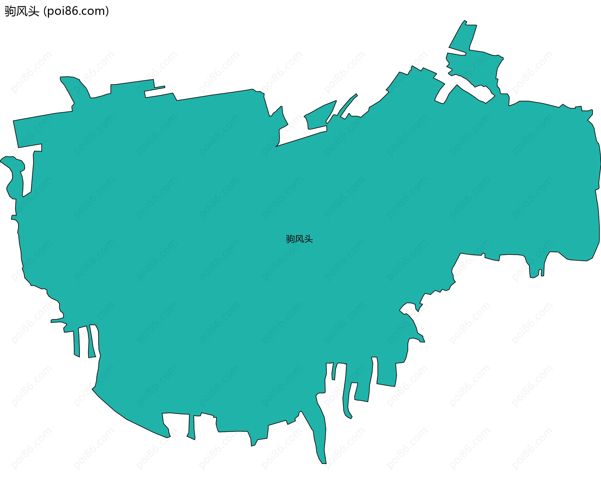 驹风头边界地图