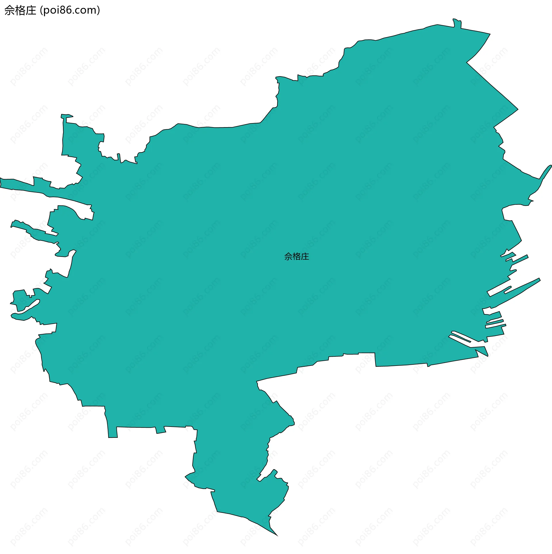 佘格庄边界地图