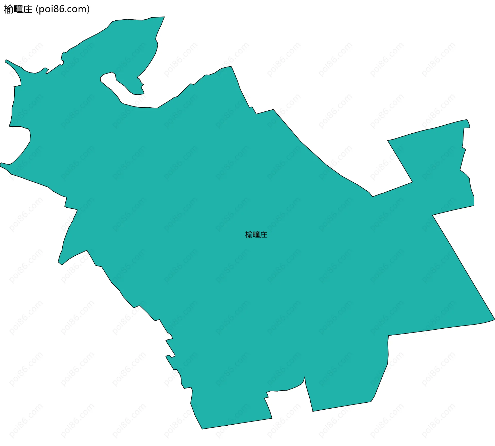 榆疃庄边界地图