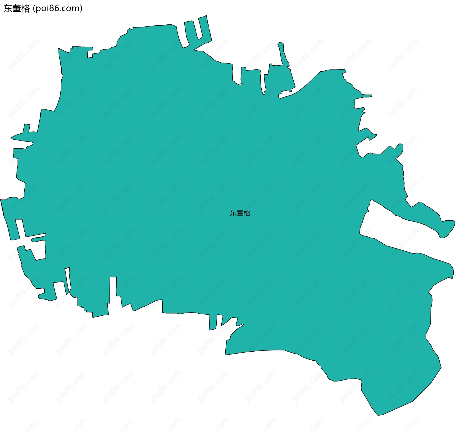 东董格边界地图