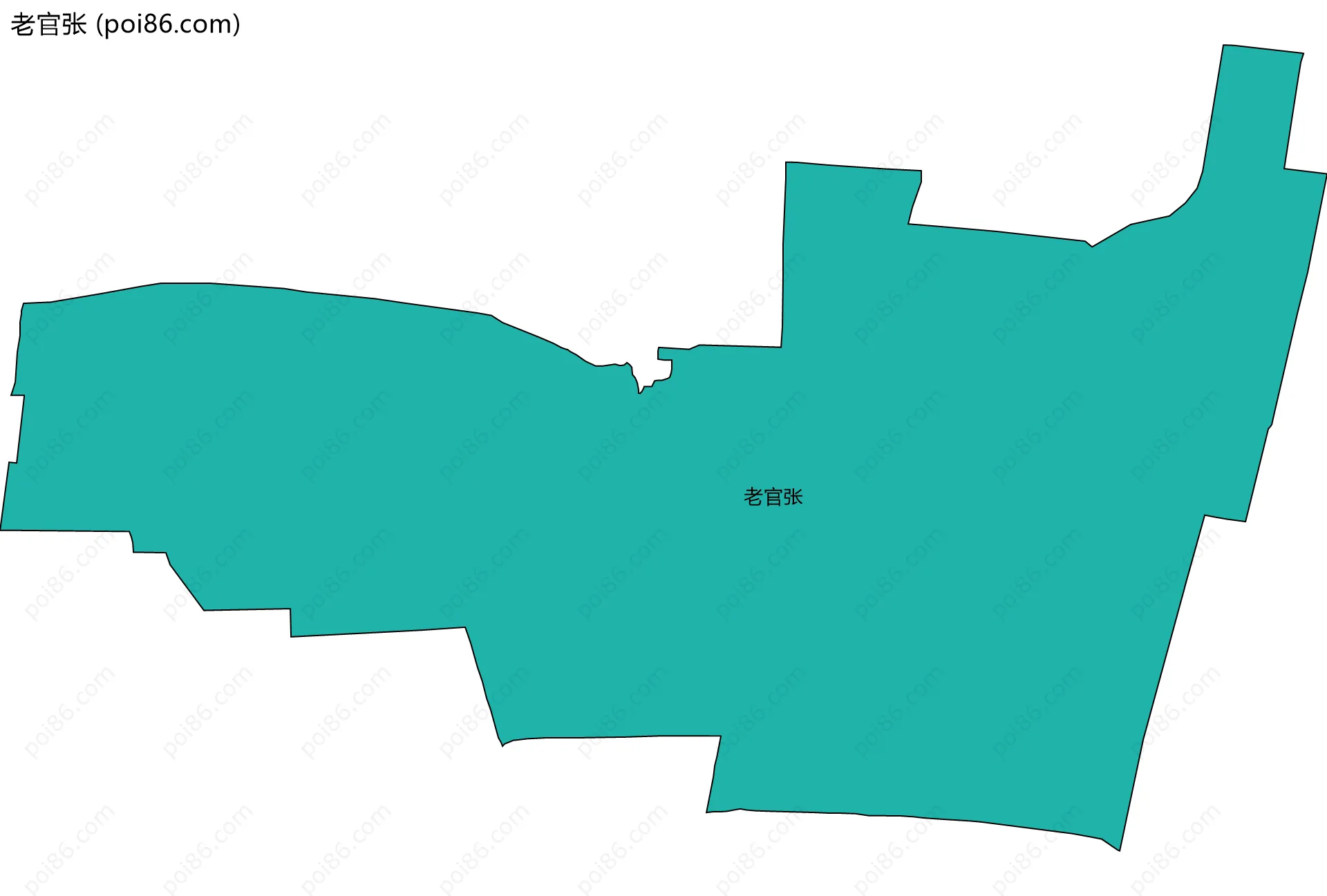 老官张边界地图