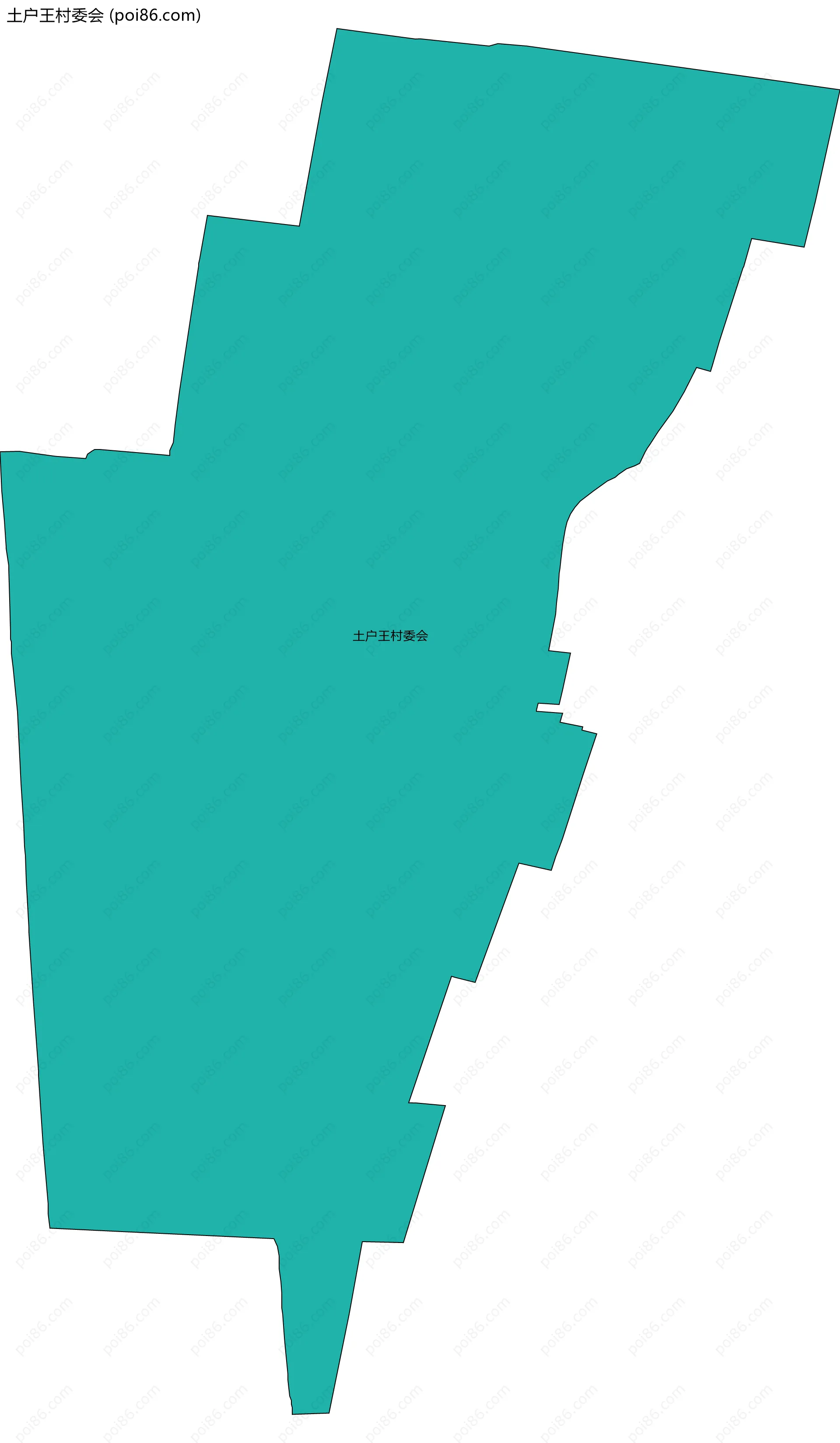 土户王村委会边界地图