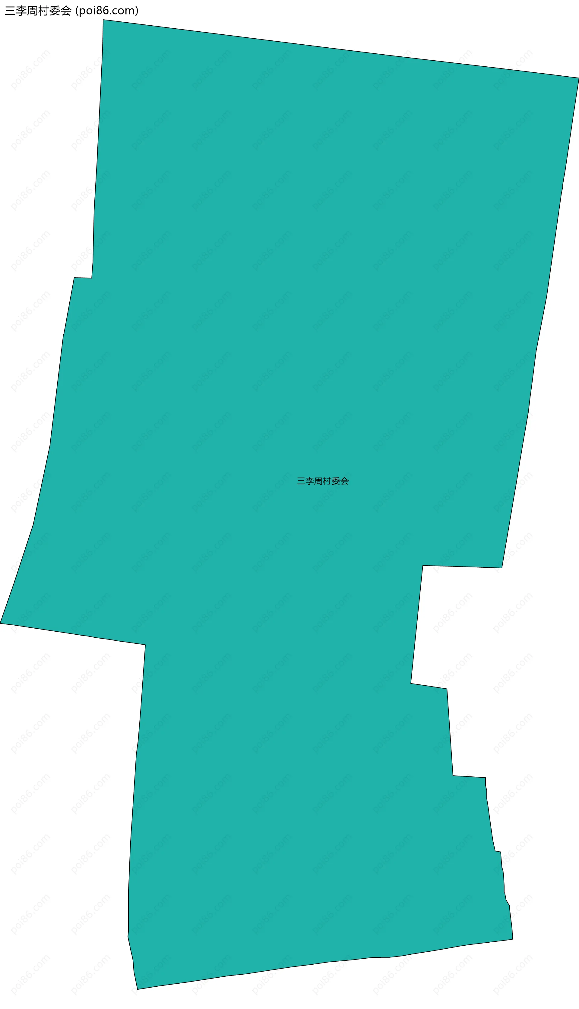 三李周村委会边界地图