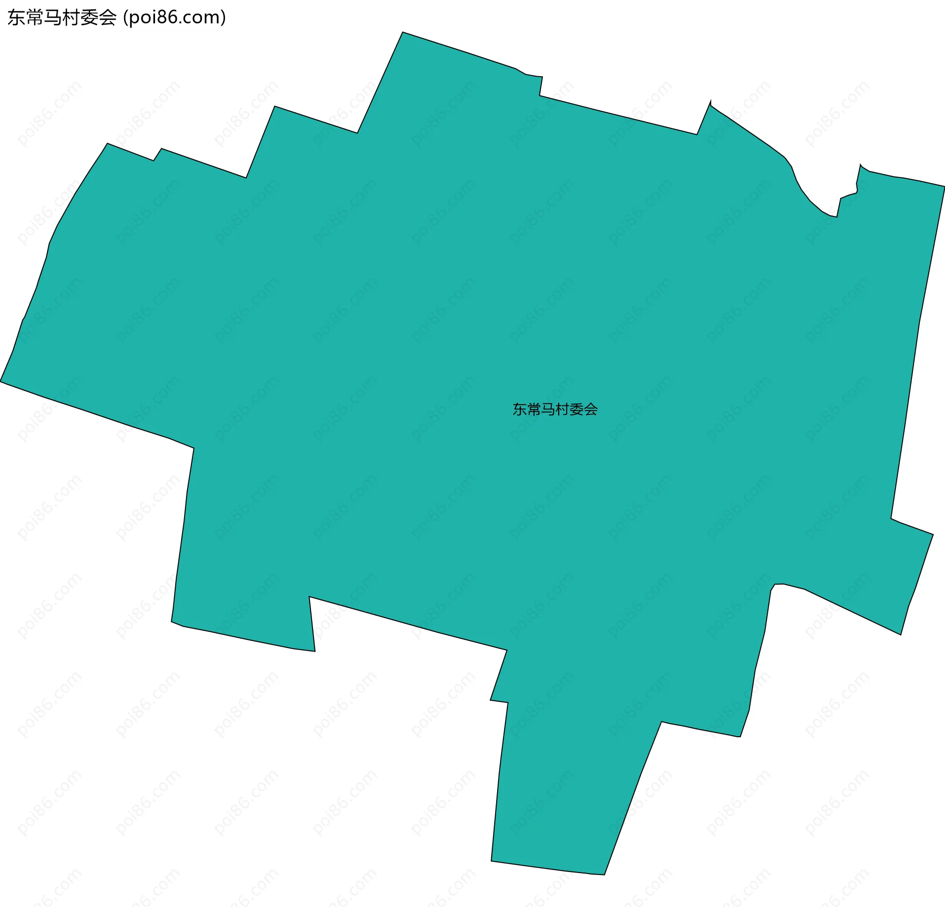东常马村委会边界地图