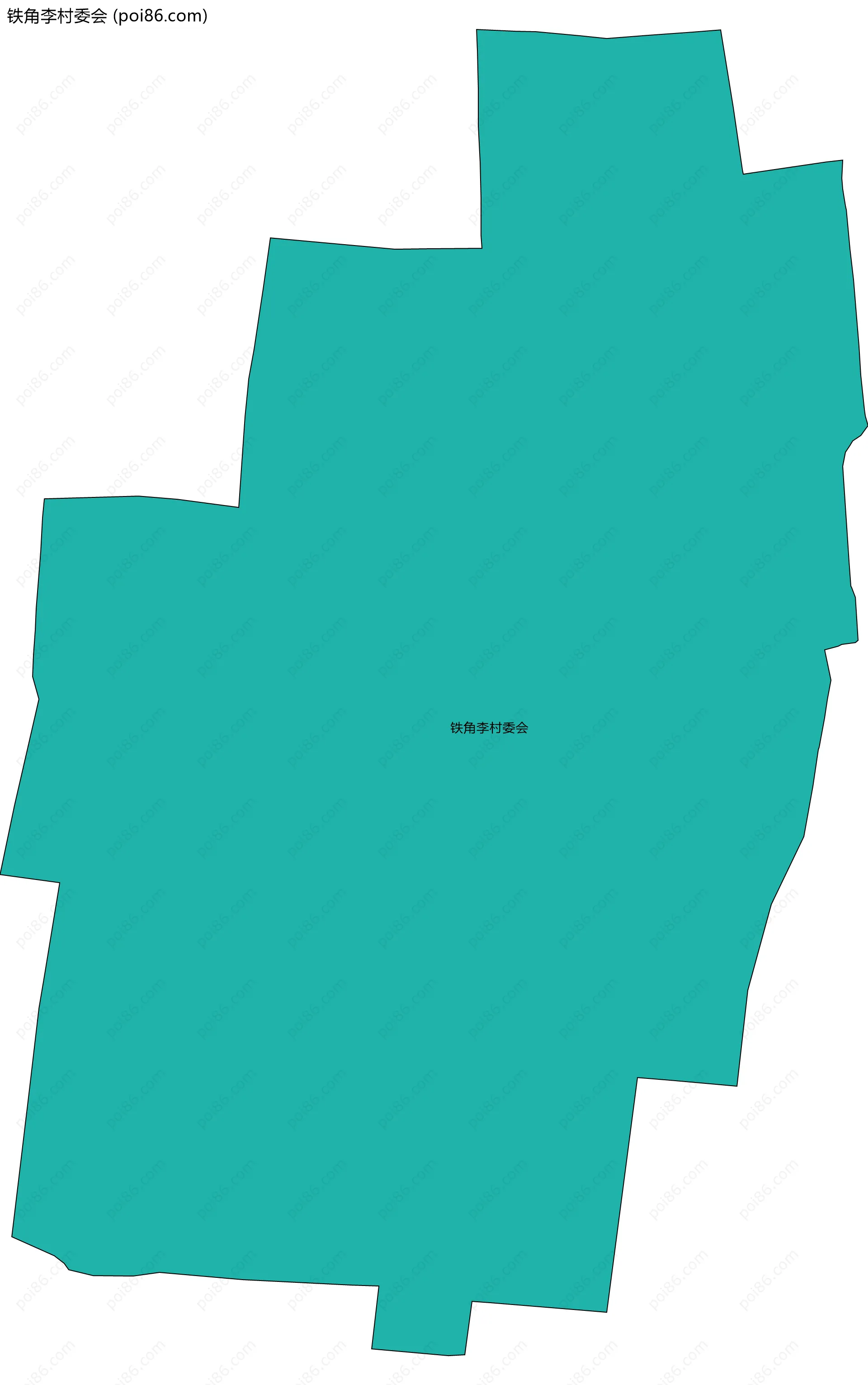 铁角李村委会边界地图
