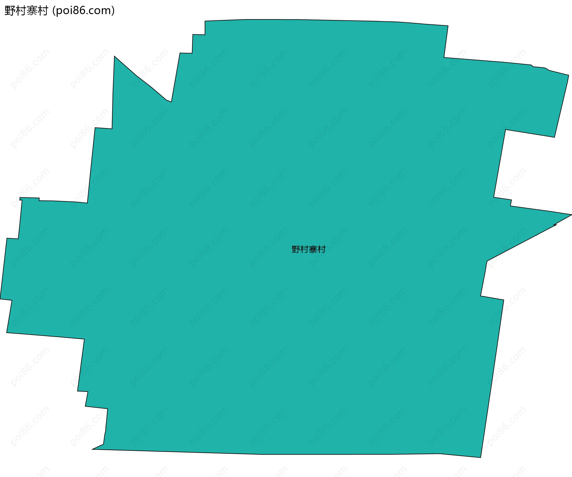 野村寨村边界地图