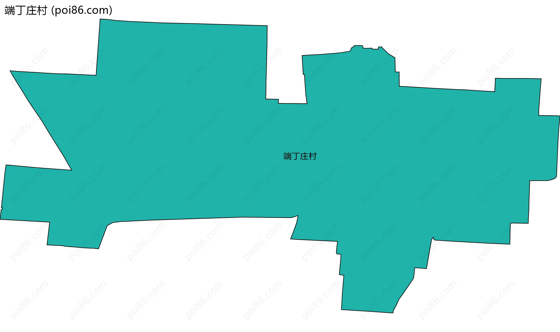 端丁庄村边界地图