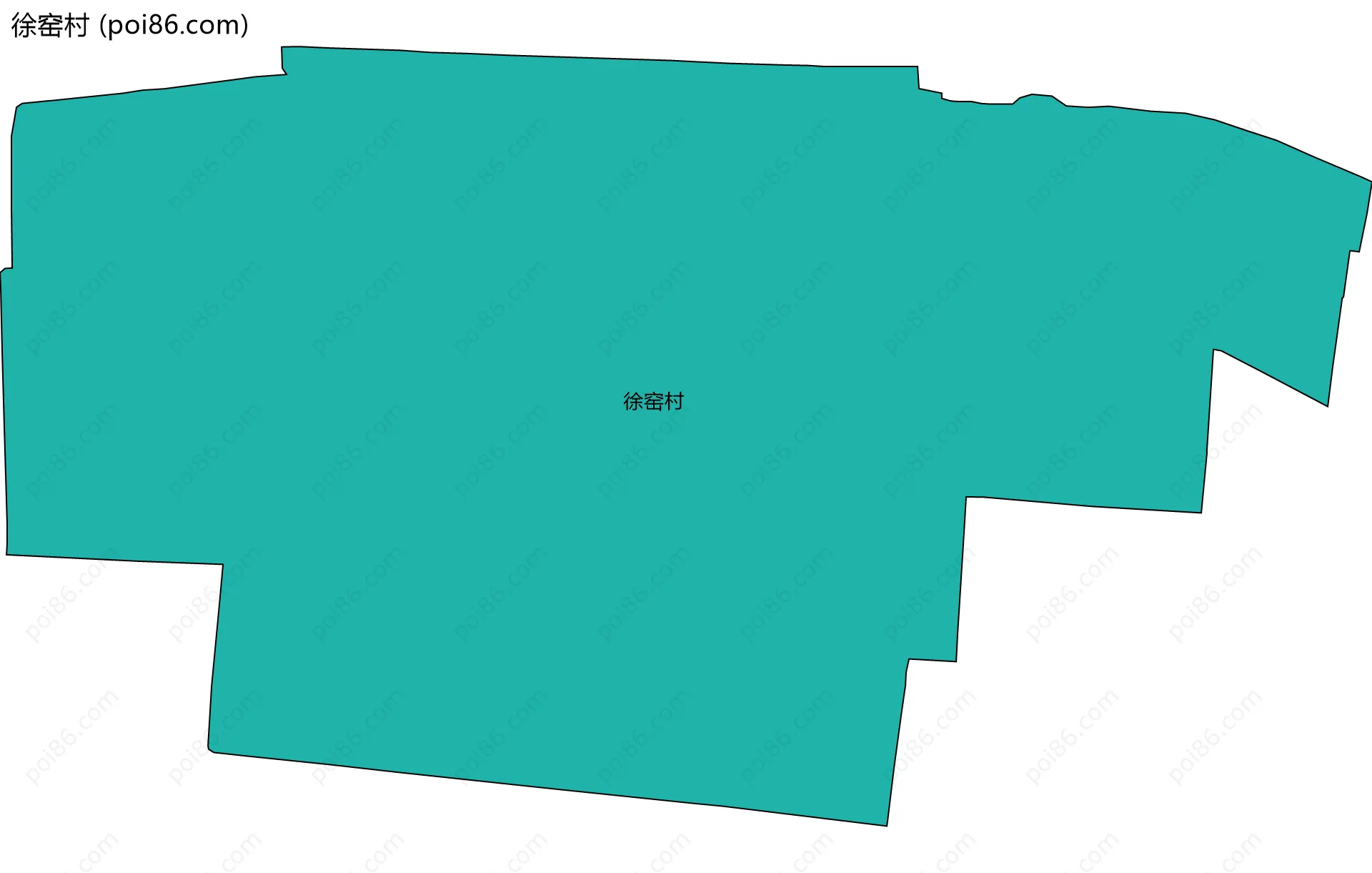 徐窑村边界地图