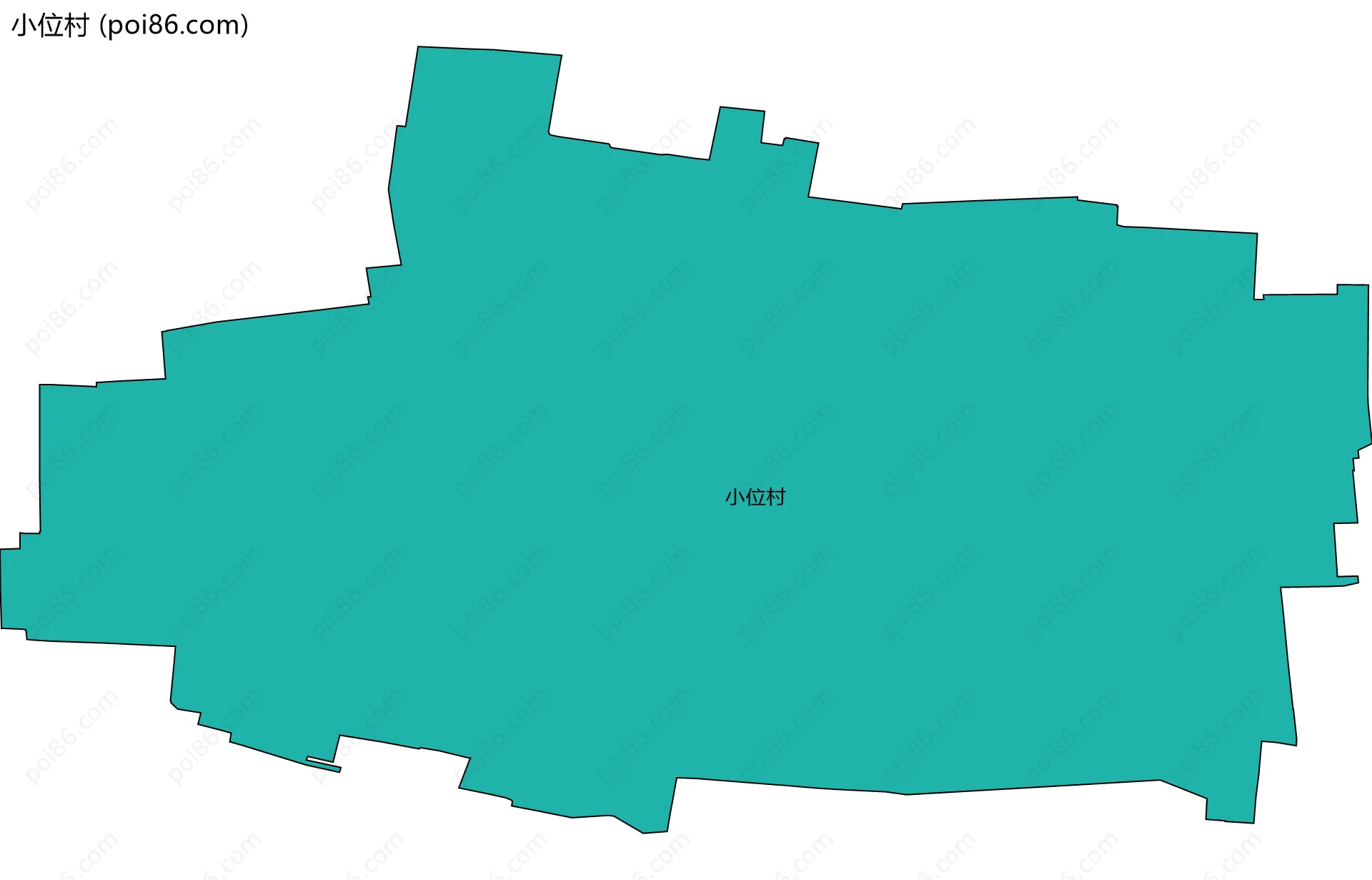 小位村边界地图