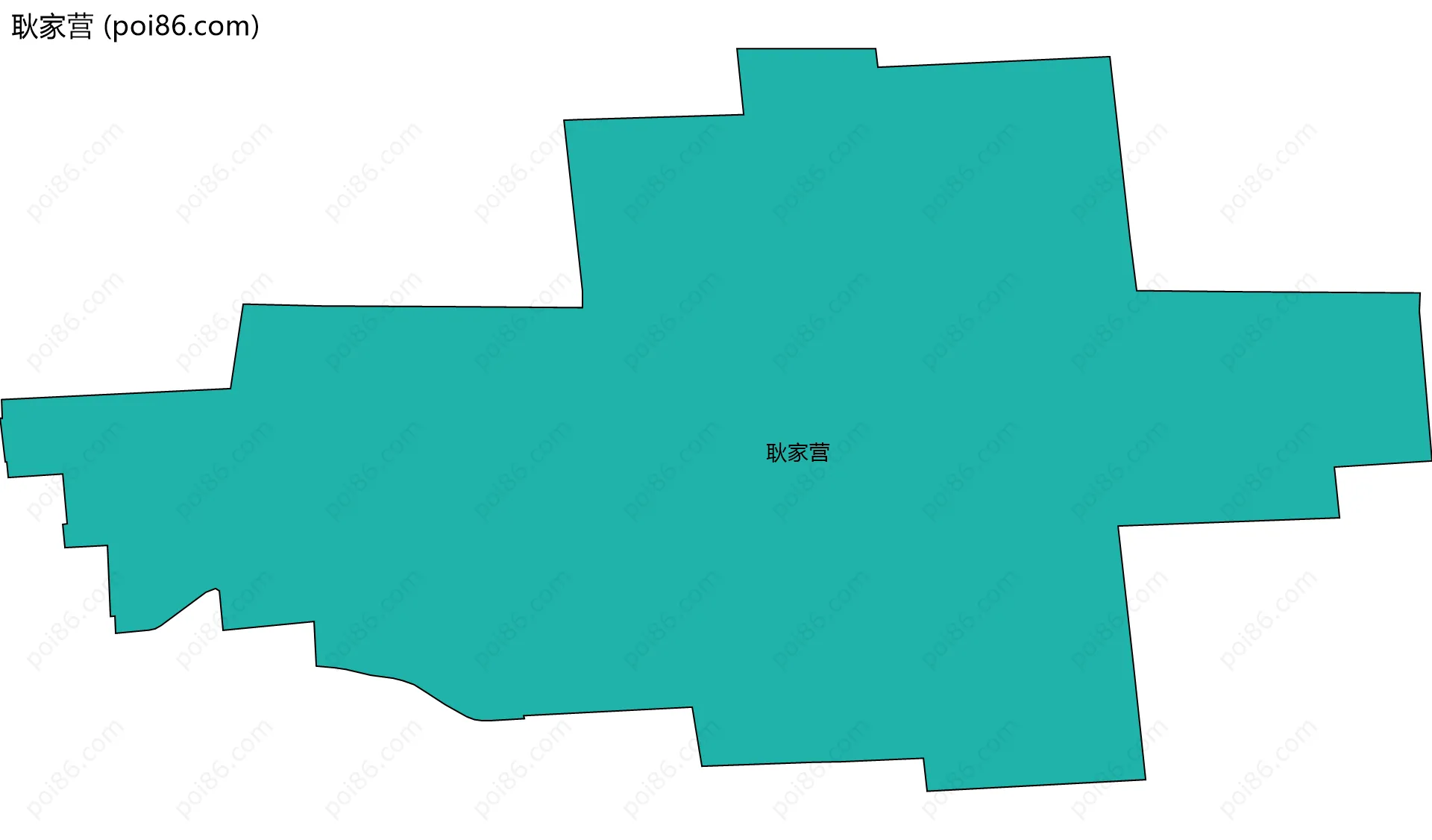 耿家营边界地图