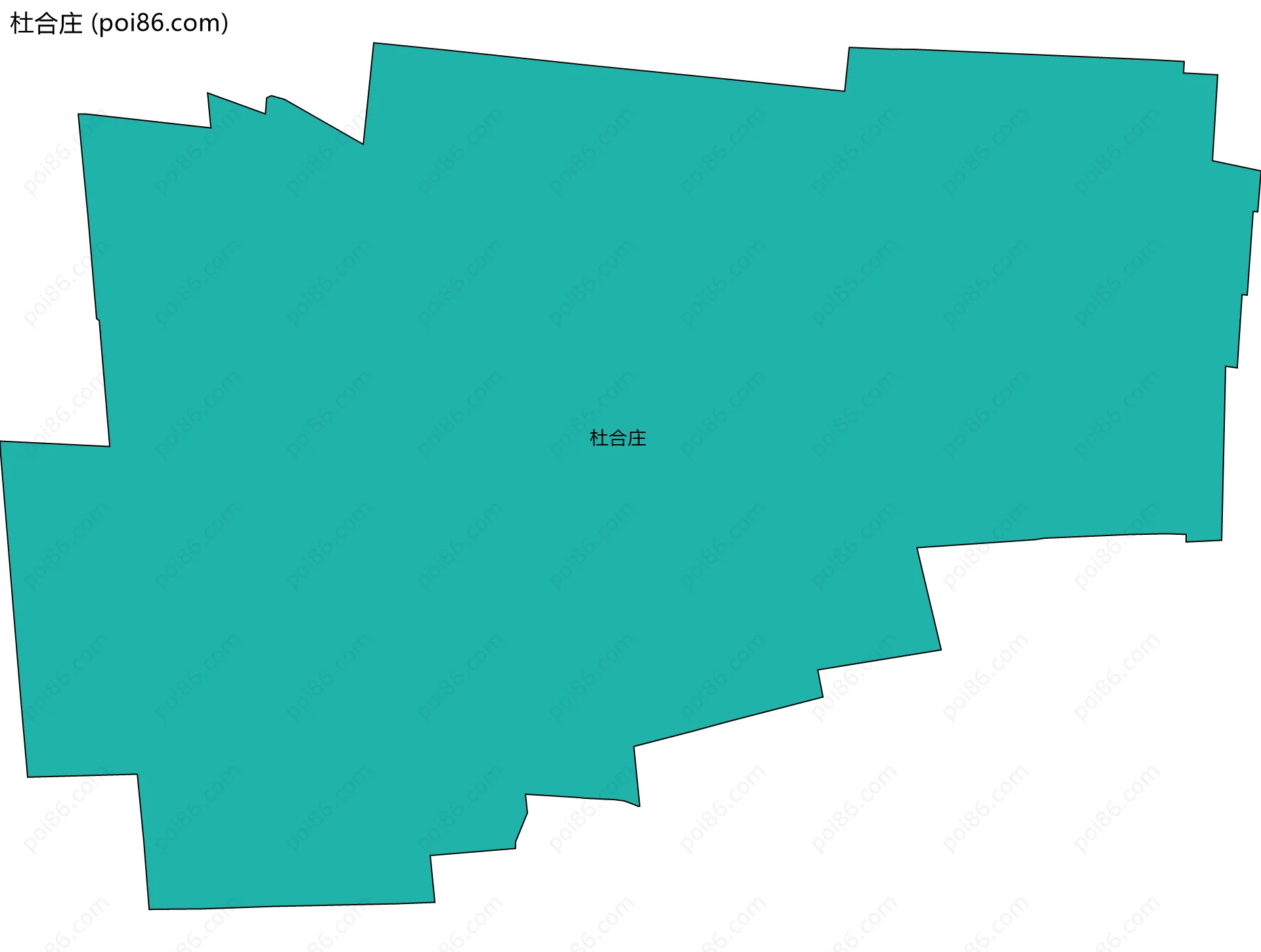 杜合庄边界地图