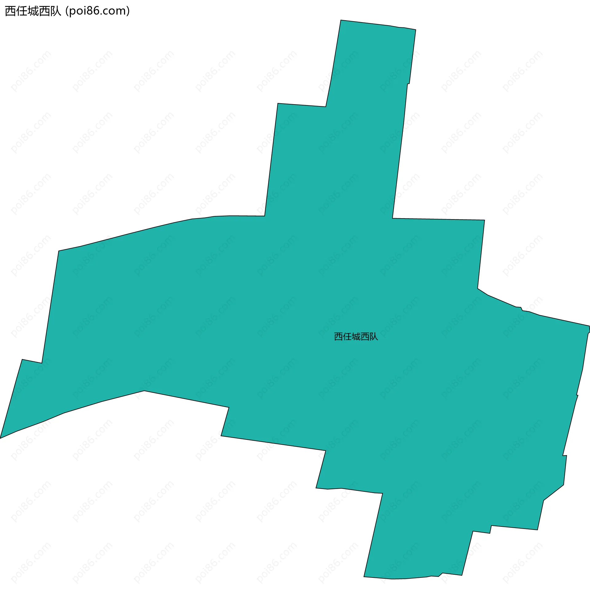 西任城西队边界地图