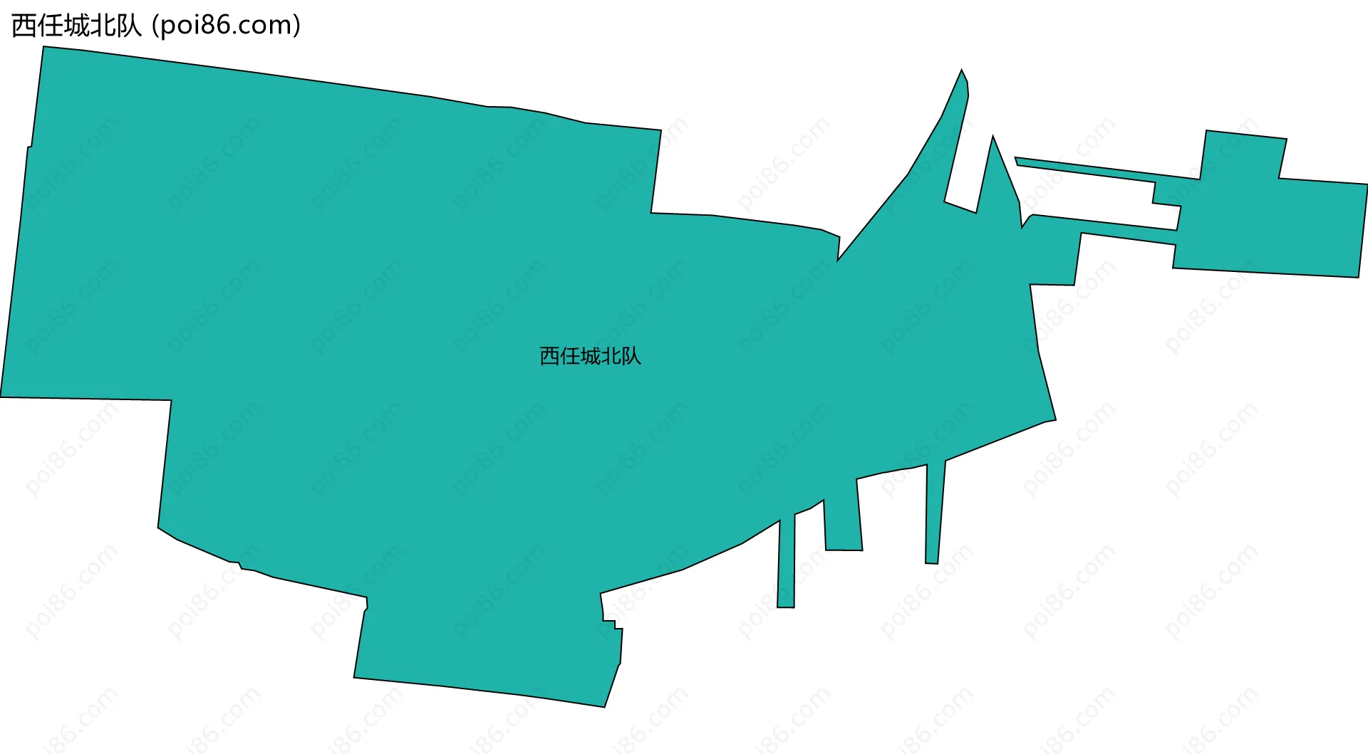 西任城北队边界地图