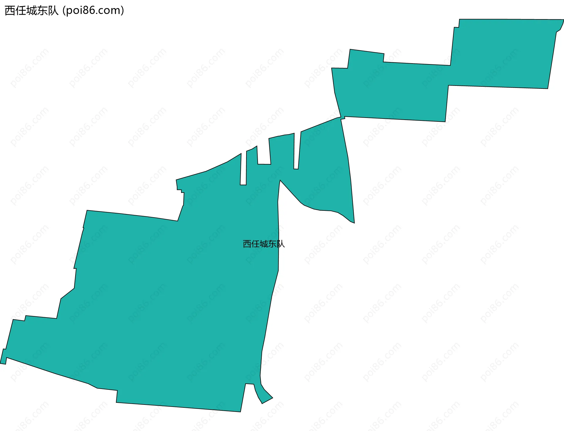西任城东队边界地图