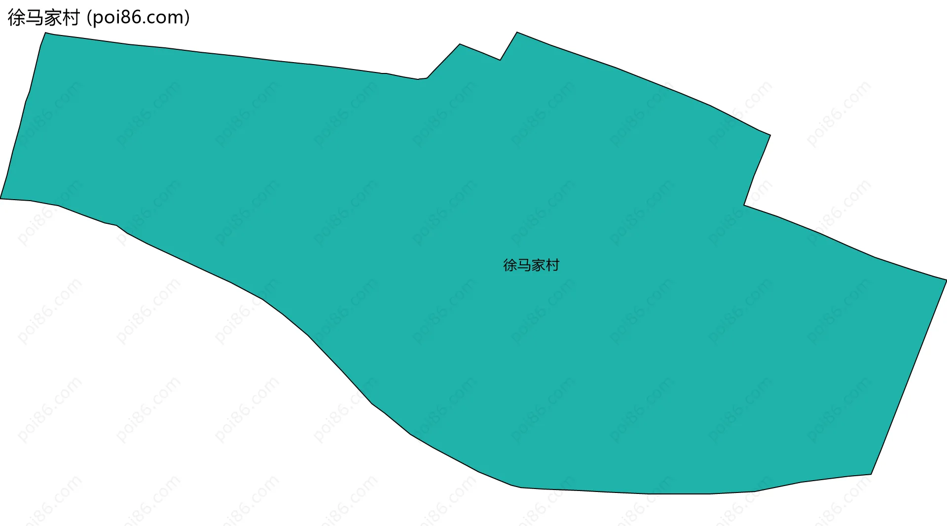 徐马家村边界地图