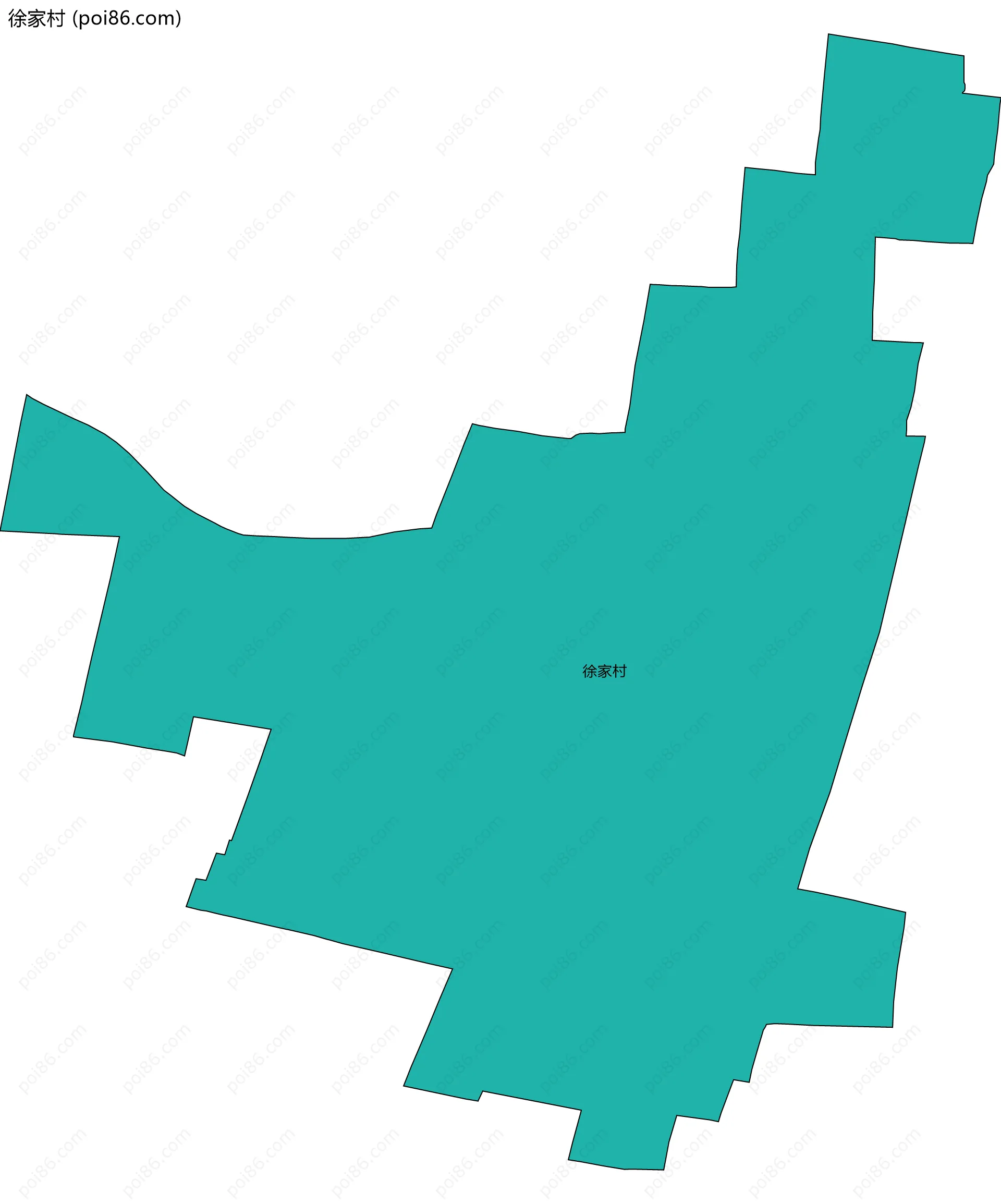 徐家村边界地图