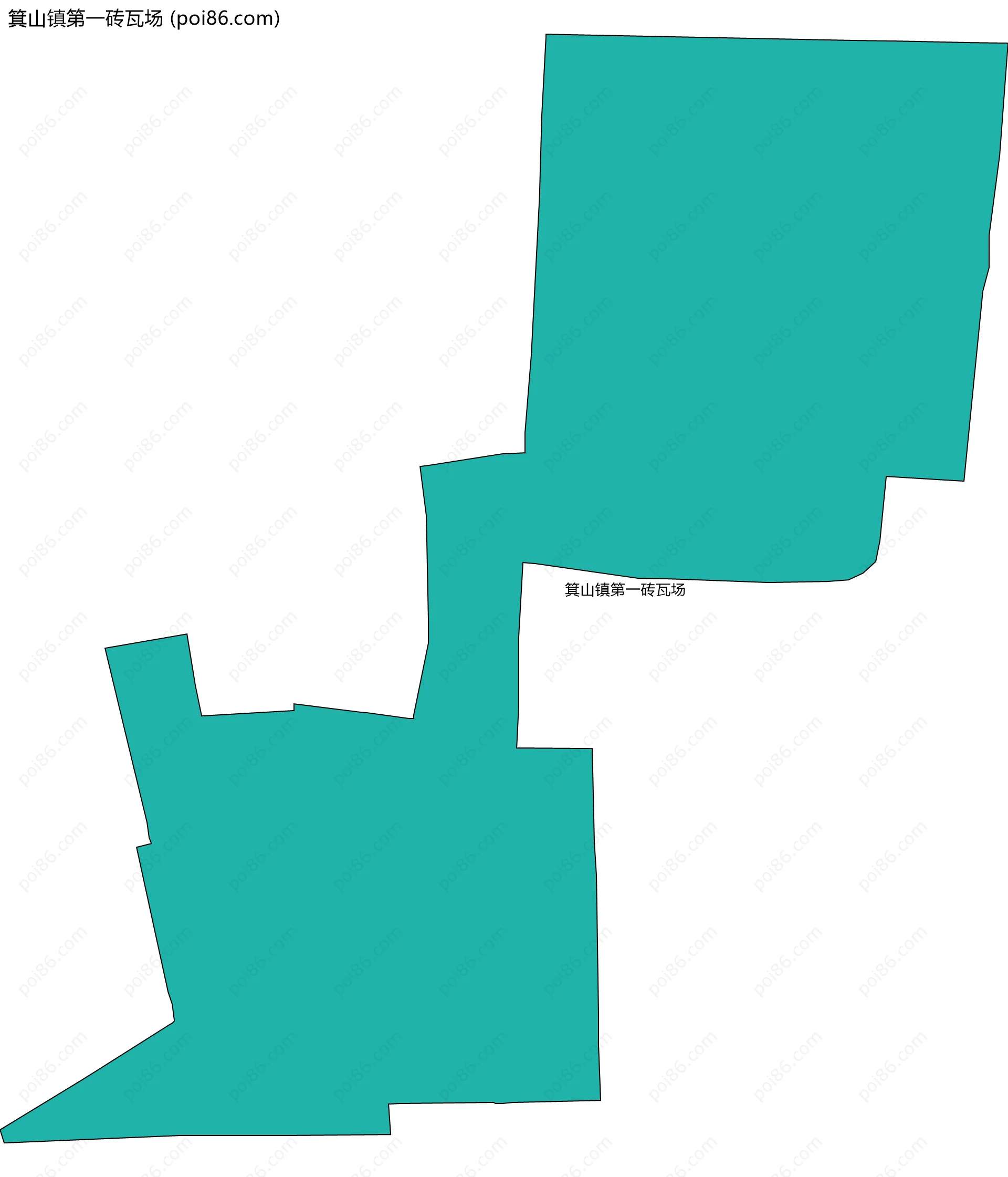 箕山镇第一砖瓦场边界地图