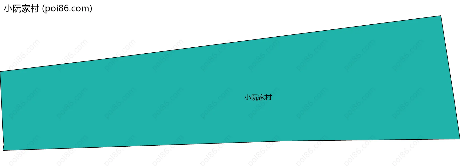 小阮家村边界地图