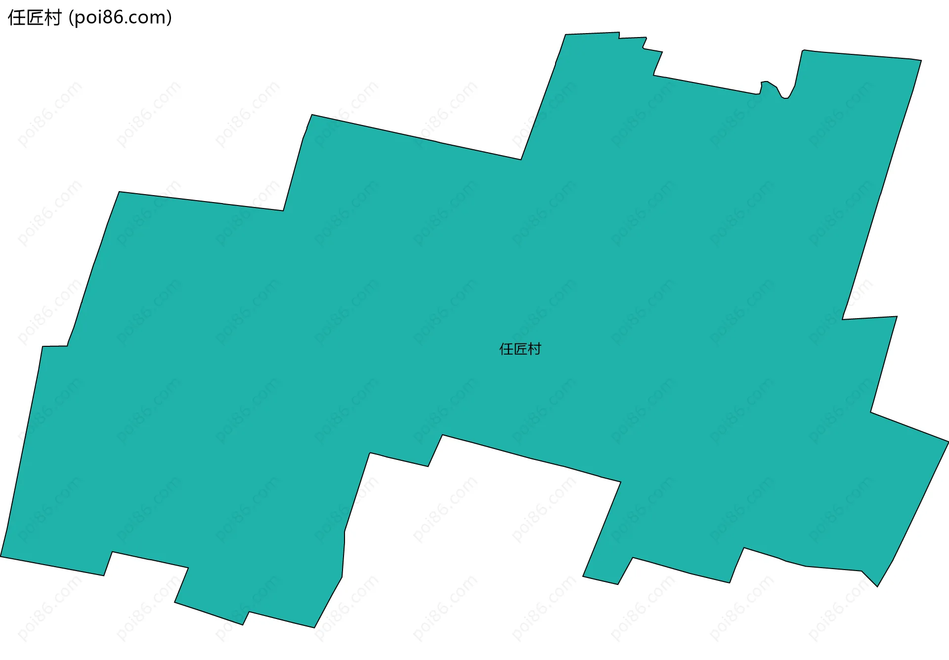 任匠村边界地图