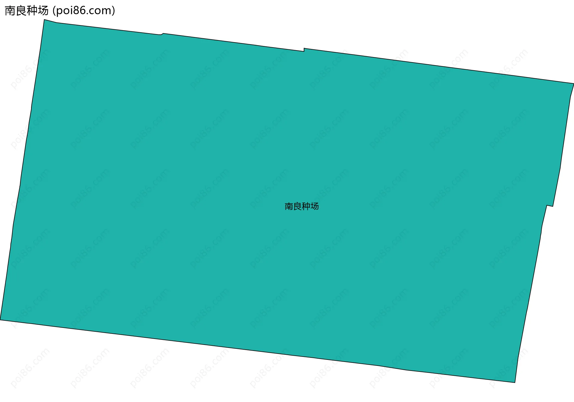 南良种场边界地图