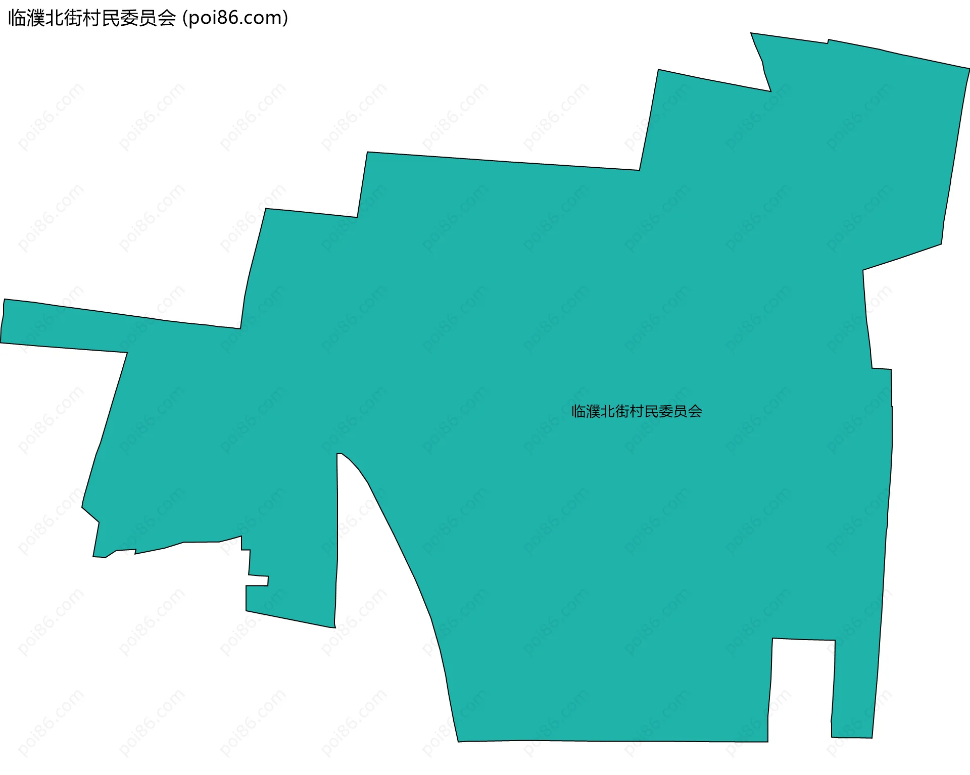 临濮北街村民委员会边界地图