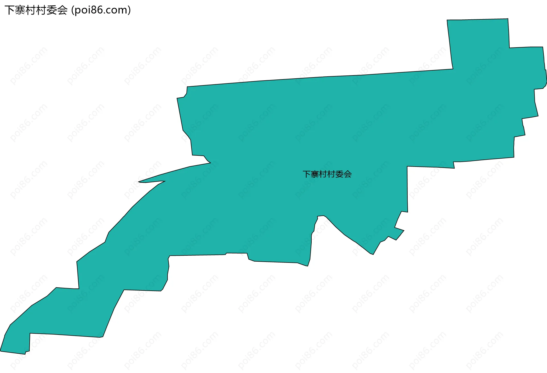下寨村村委会边界地图