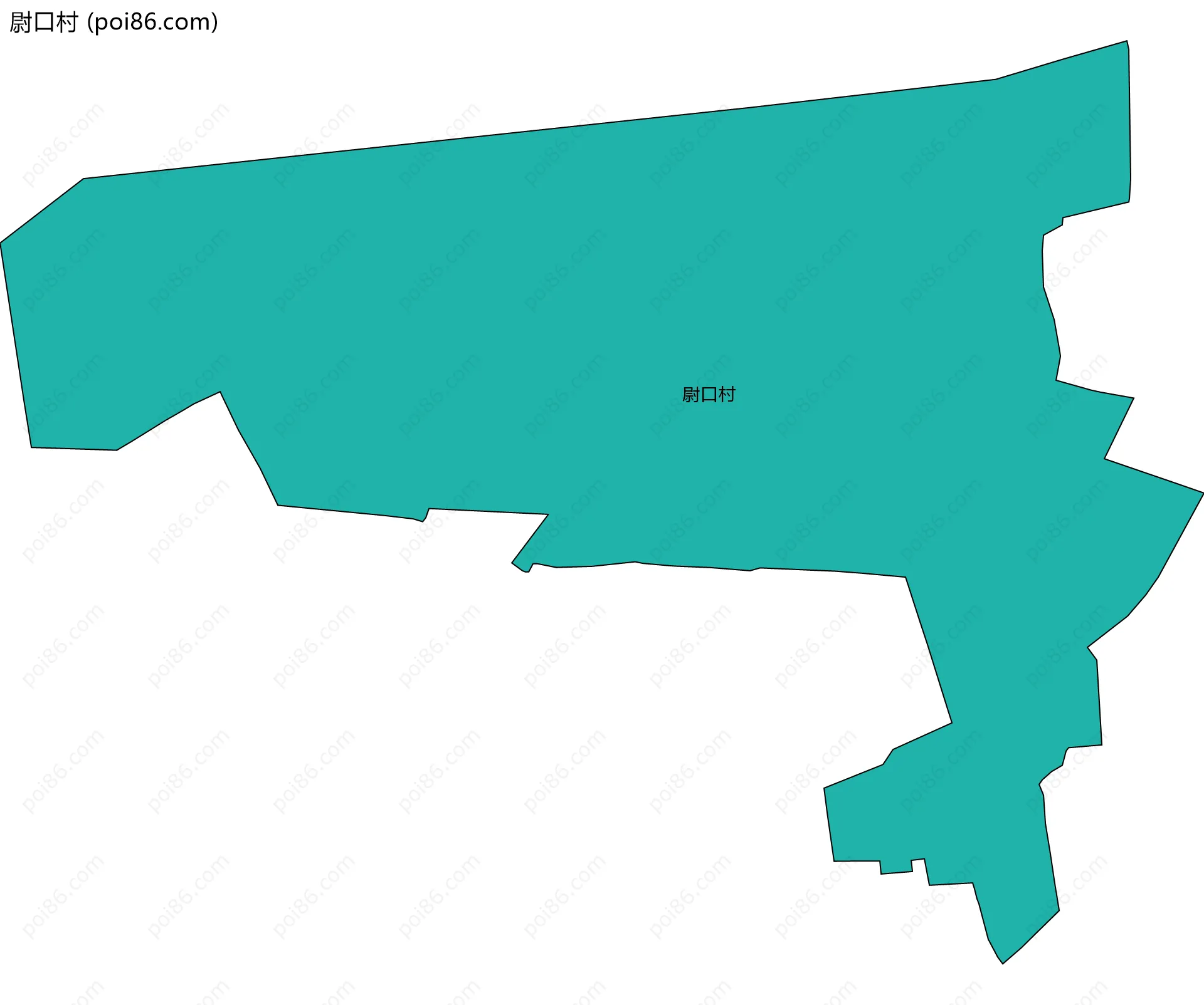 尉口村边界地图
