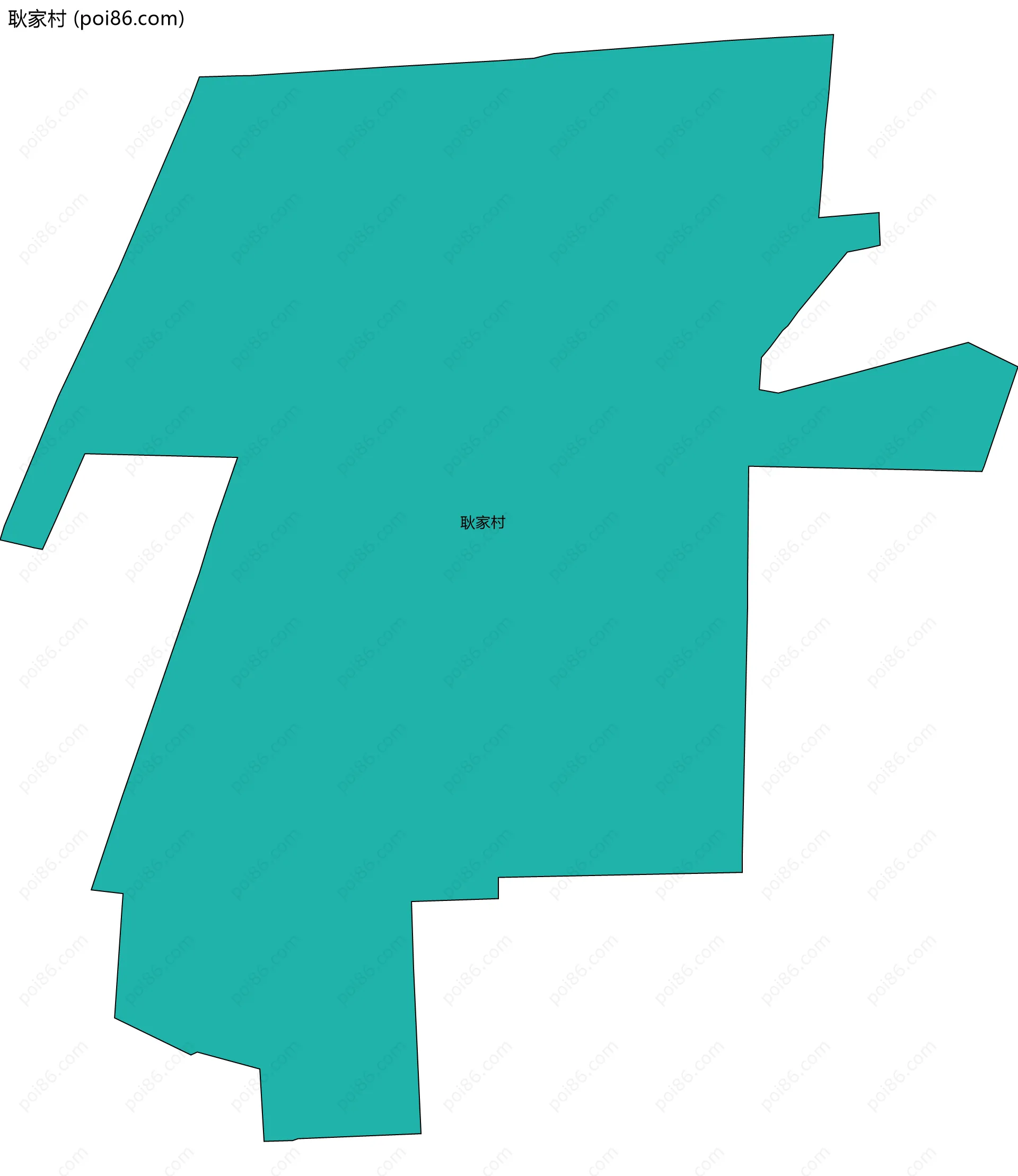 耿家村边界地图